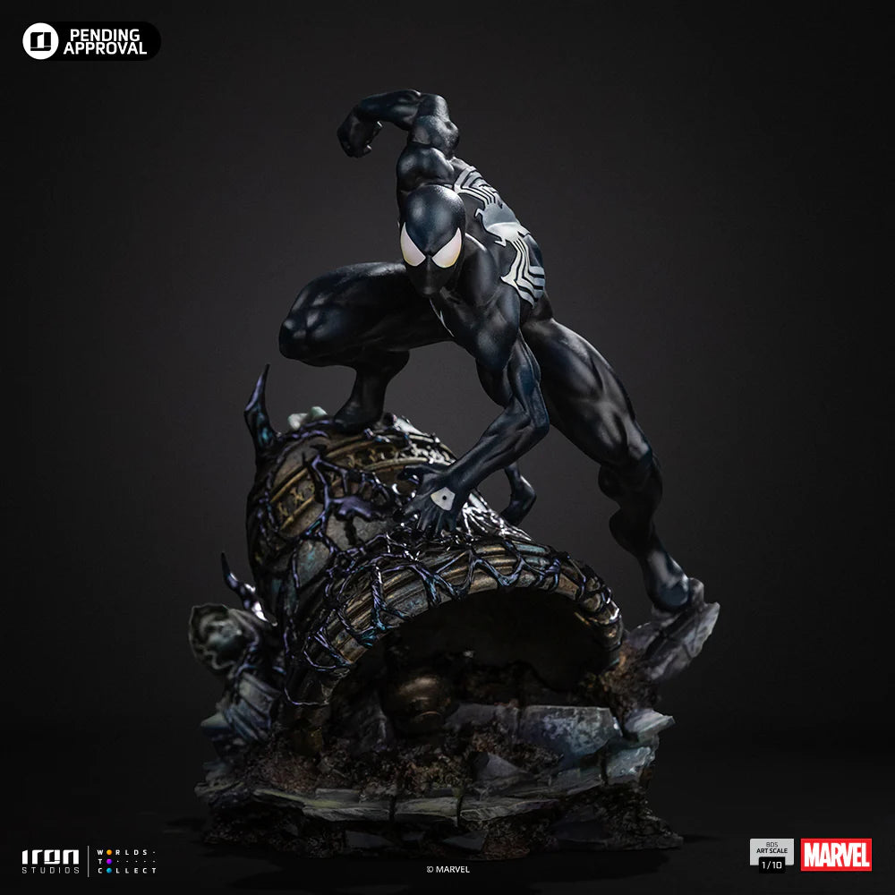 082026 - Marvel - Spider-Man Black - Statuette Iron Studio