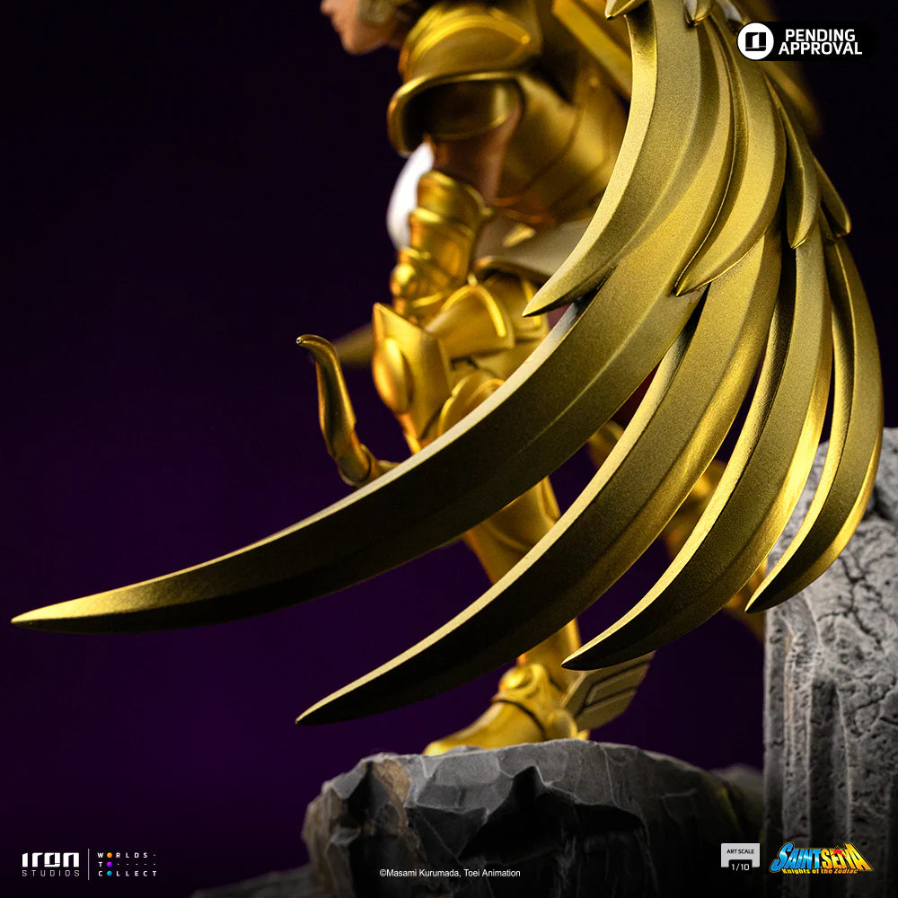 082026 - Saint Seiya - Sagittarius Aiolos - Statuette Iron Studio