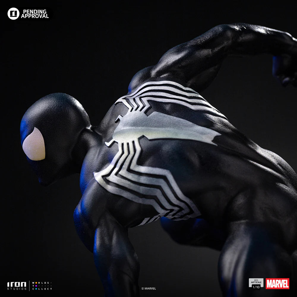 082026 - Marvel - Spider-Man Black - Statuette Iron Studio