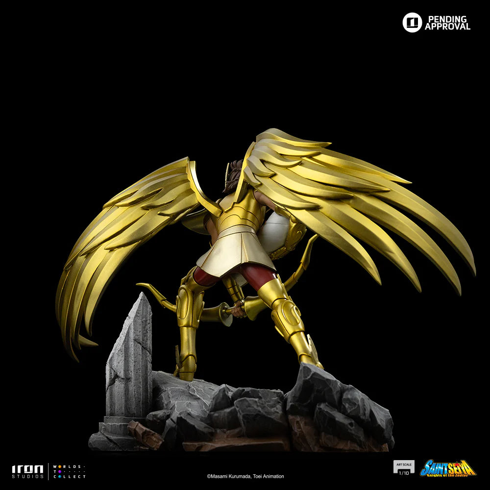 082026 - Saint Seiya - Sagittarius Aiolos - Statuette Iron Studio