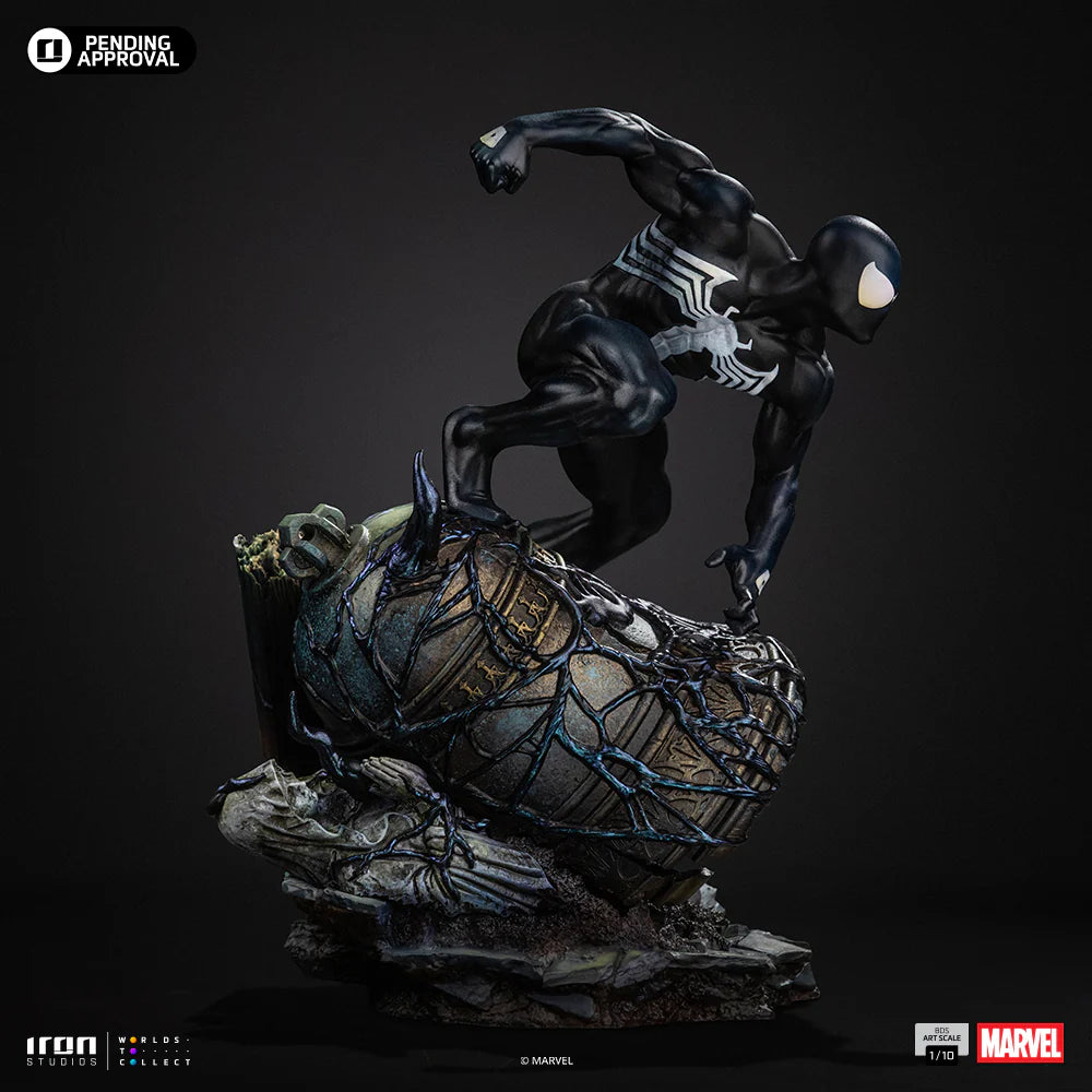 082026 - Marvel - Spider-Man Black - Statuette Iron Studio