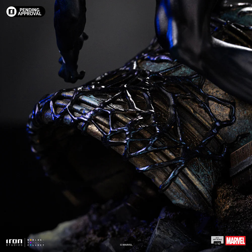 082026 - Marvel - Spider-Man Black - Statuette Iron Studio