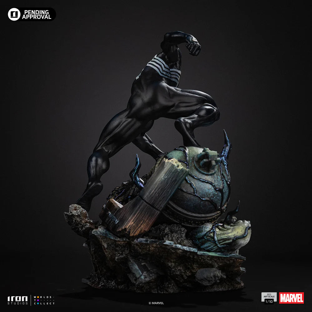 082026 - Marvel - Spider-Man Black - Statuette Iron Studio