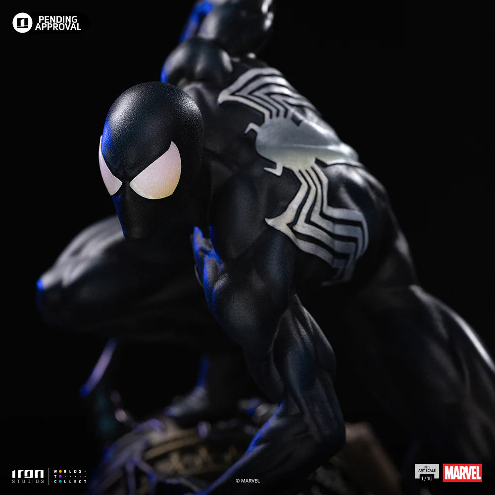 082026 - Marvel - Spider-Man Black - Statuette Iron Studio