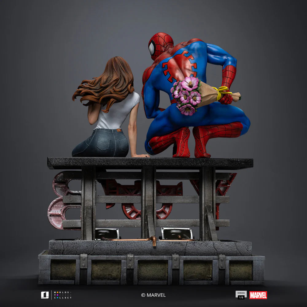 082026 - Spider-Man statuette - Spider-Man & Mary Jane - Diorama Iron Studio