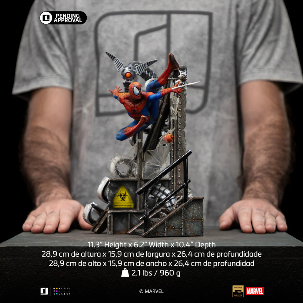 022026 - Marvel - Spider-man (10th Anniversary) - Statuette Iron Studio