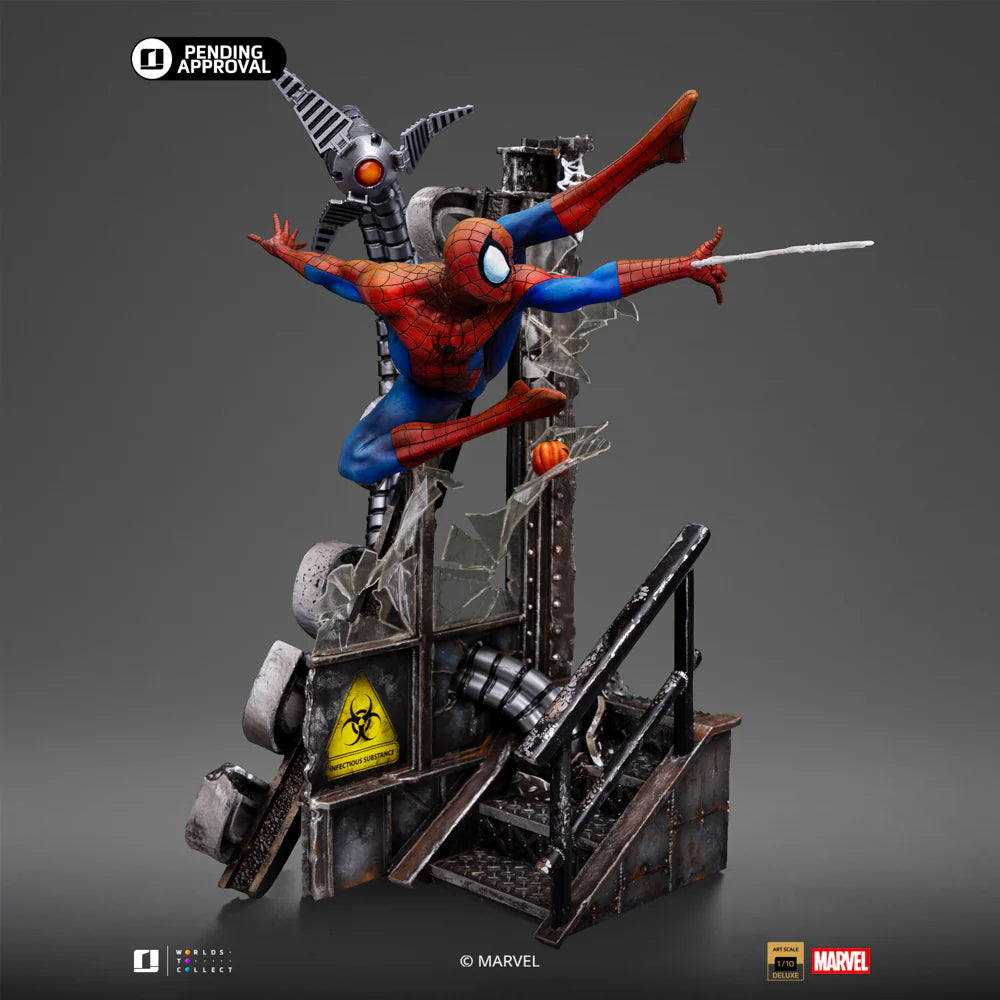 022026 - Marvel - Spider-man (10th Anniversary) - Statuette Iron Studio