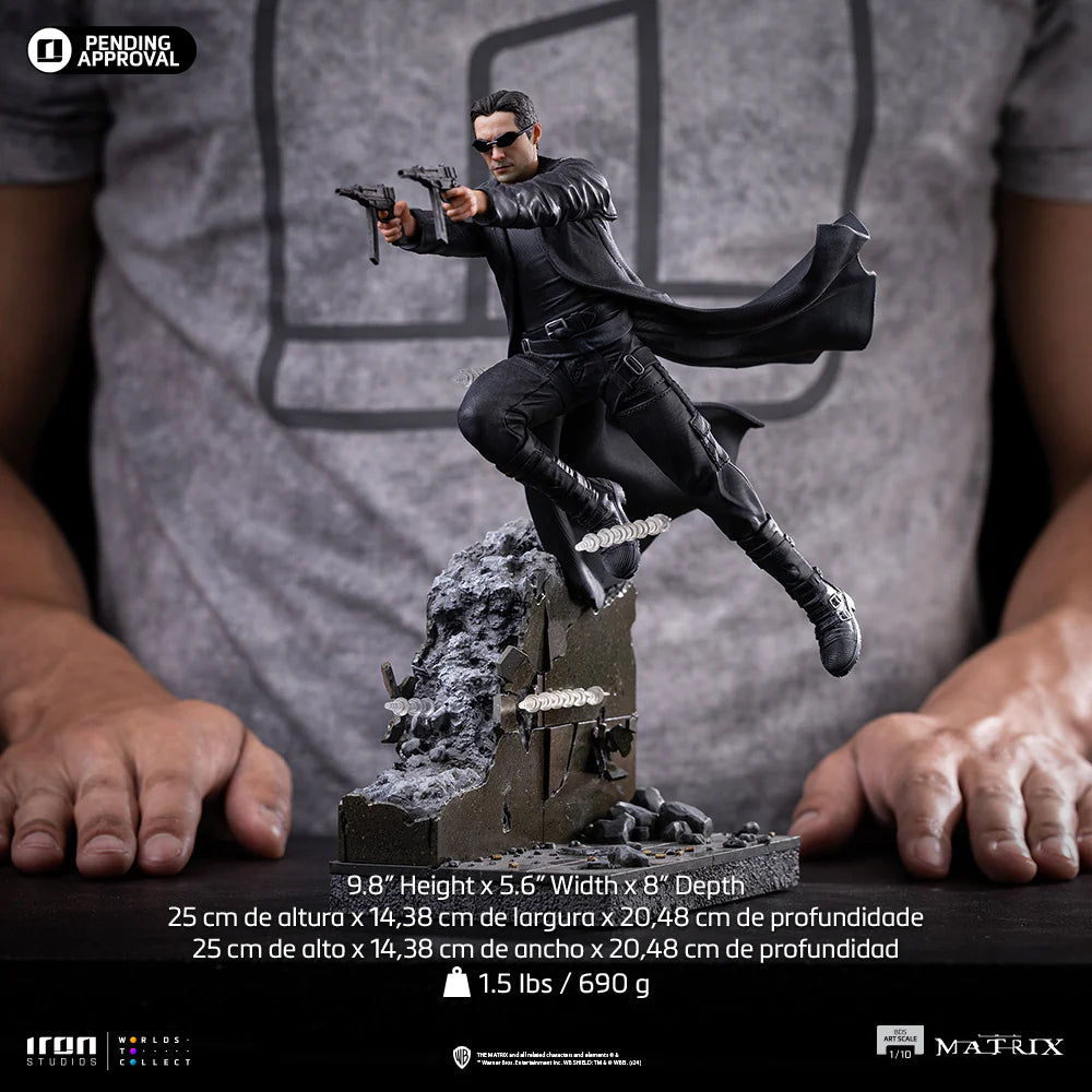 082026 -  Matrix - Neo -Statuette Iron Studio