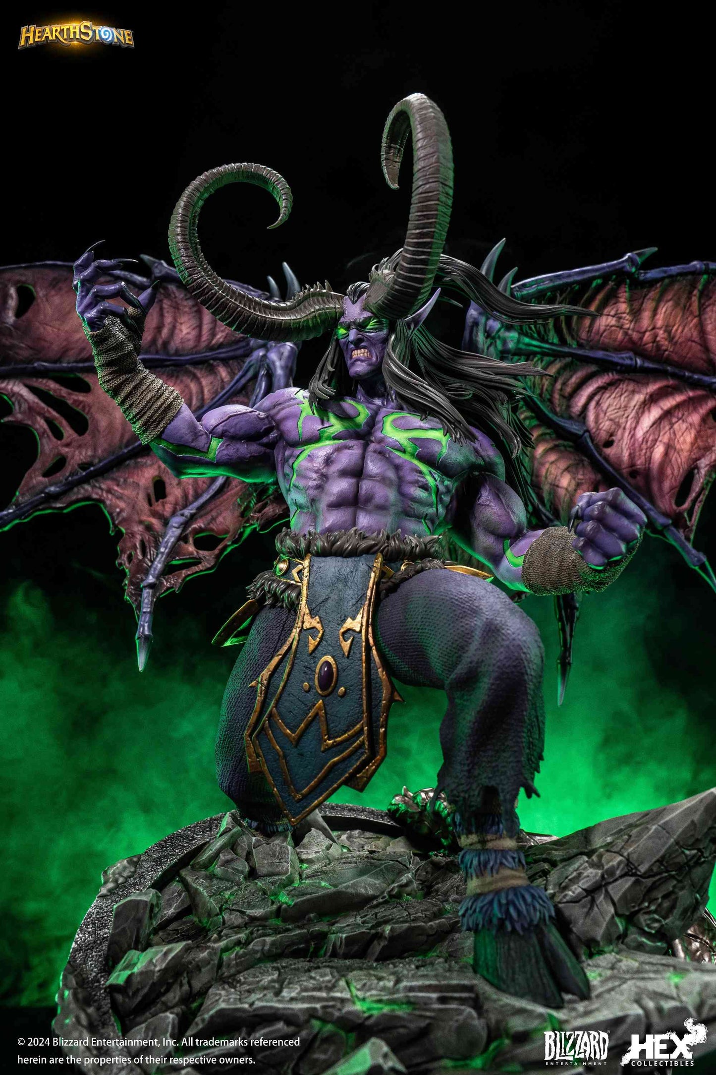 082025 - Hearthstone - Illidan Stormrage - Statuette Hex Collectible