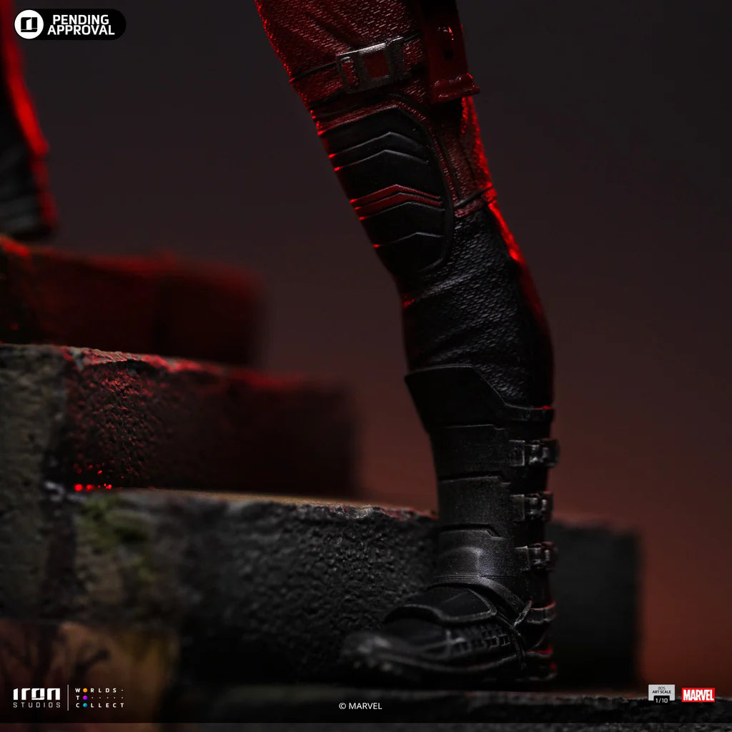 022026 - Marvel - Daredevil (Born Again Ver.) - Statuette Iron Studio