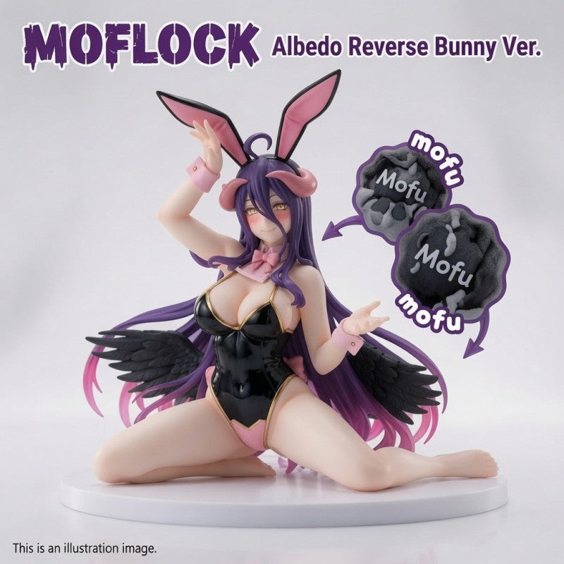 082026 - Overlord - Albedo Moflock Bunny Ver. - Figurine Taito