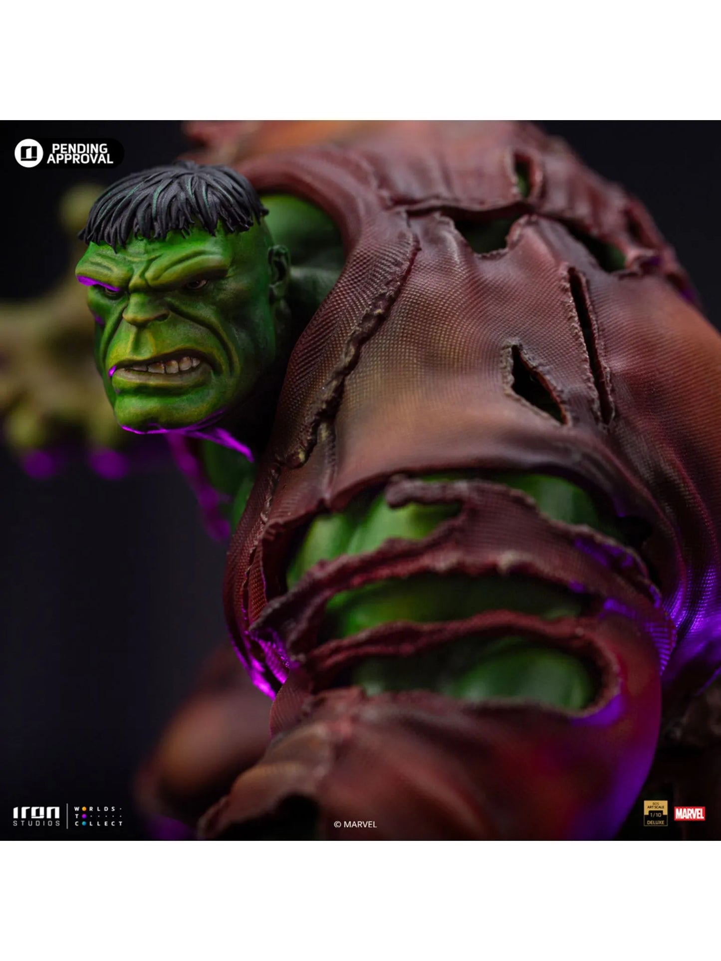 122025 - Marvel - Infinity Gauntlet Hulk - Statuette Deluxe Diorama Iron Studio