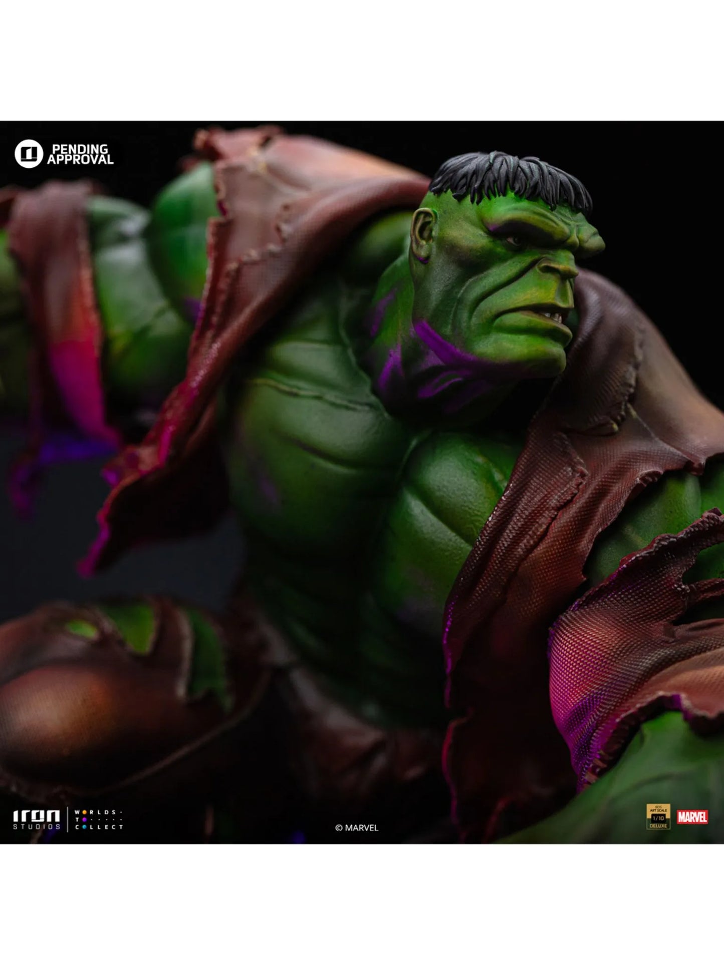 122025 - Marvel - Infinity Gauntlet Hulk - Statuette Deluxe Diorama Iron Studio