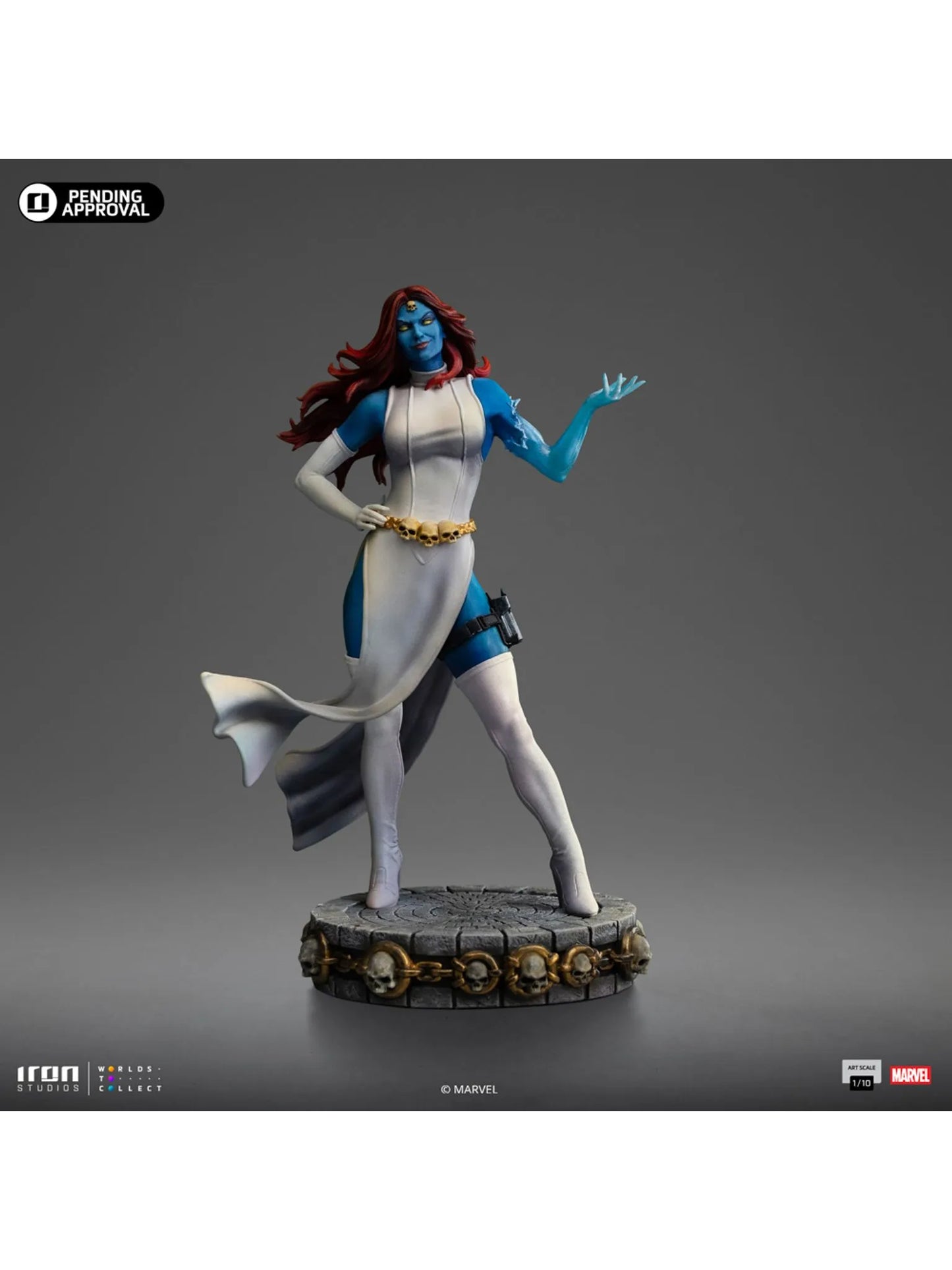 122025 - Marvel Comics - Mystique - Statuette Iron Studio