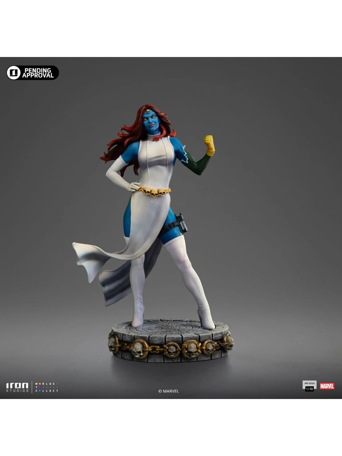 122025 - Marvel Comics - Mystique - Statuette Iron Studio
