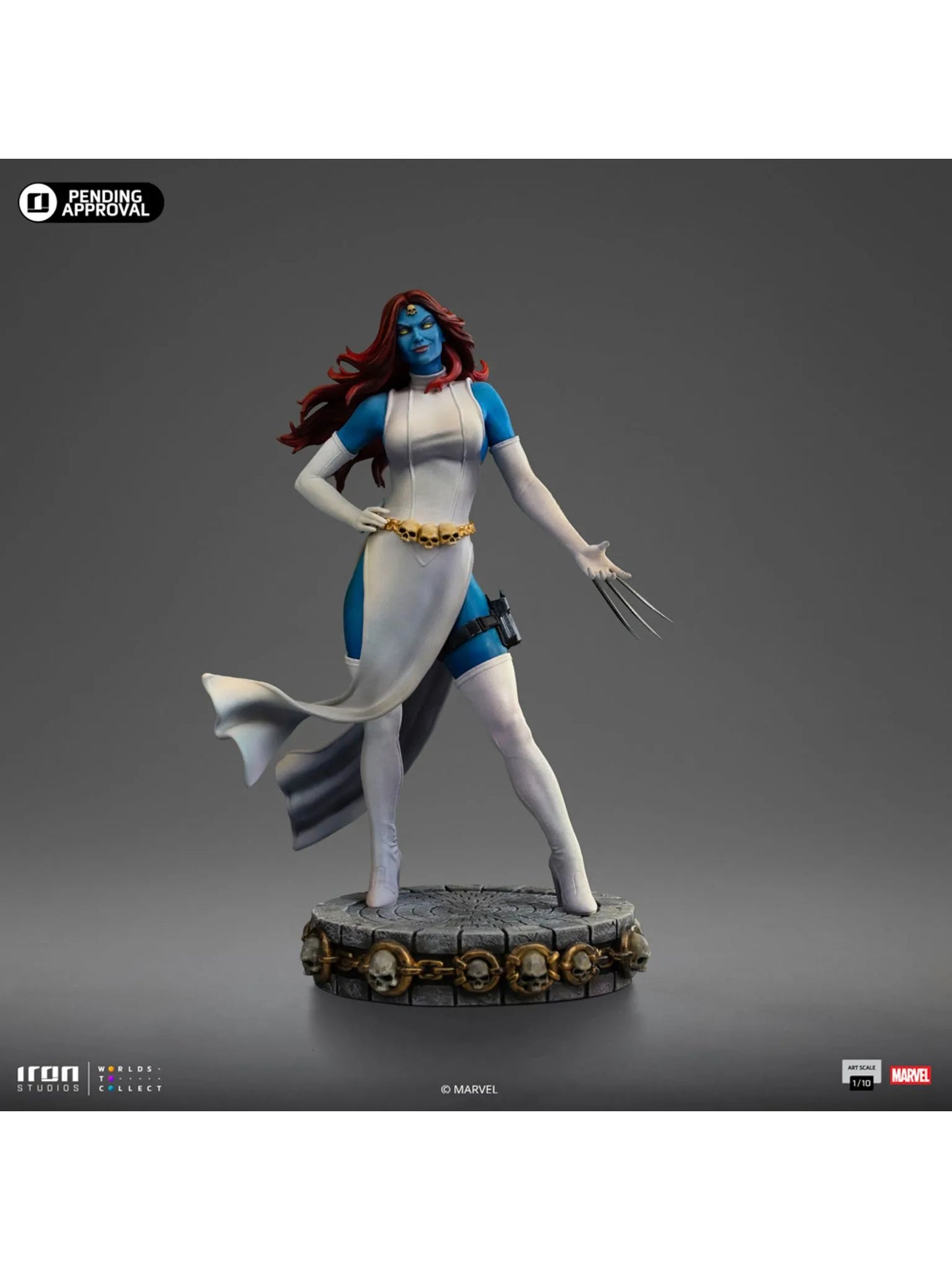 122025 - Marvel Comics - Mystique - Statuette Iron Studio