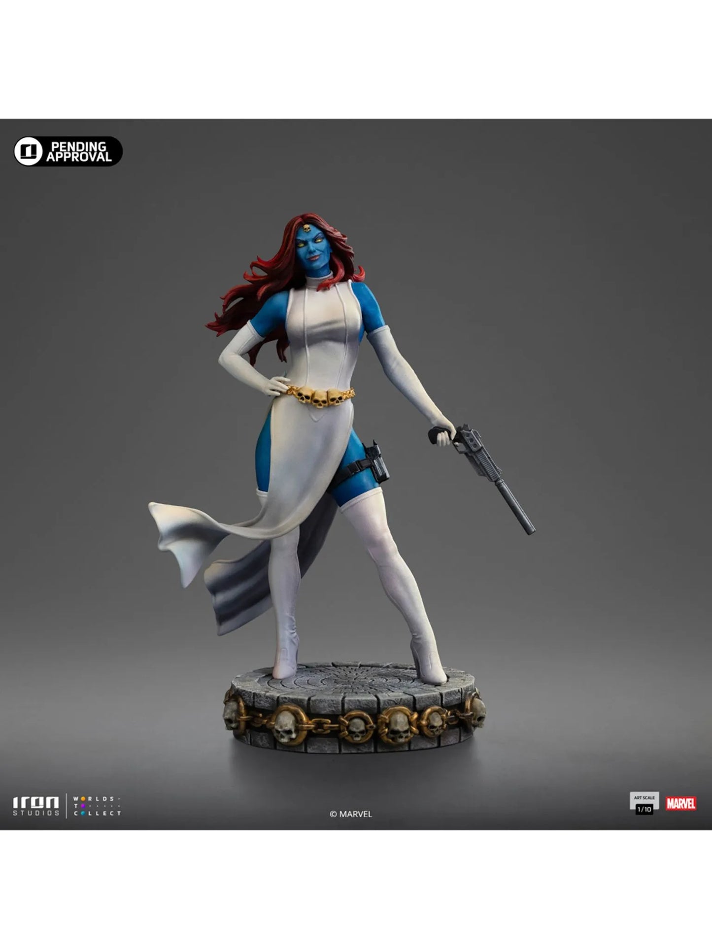 122025 - Marvel Comics - Mystique - Statuette Iron Studio
