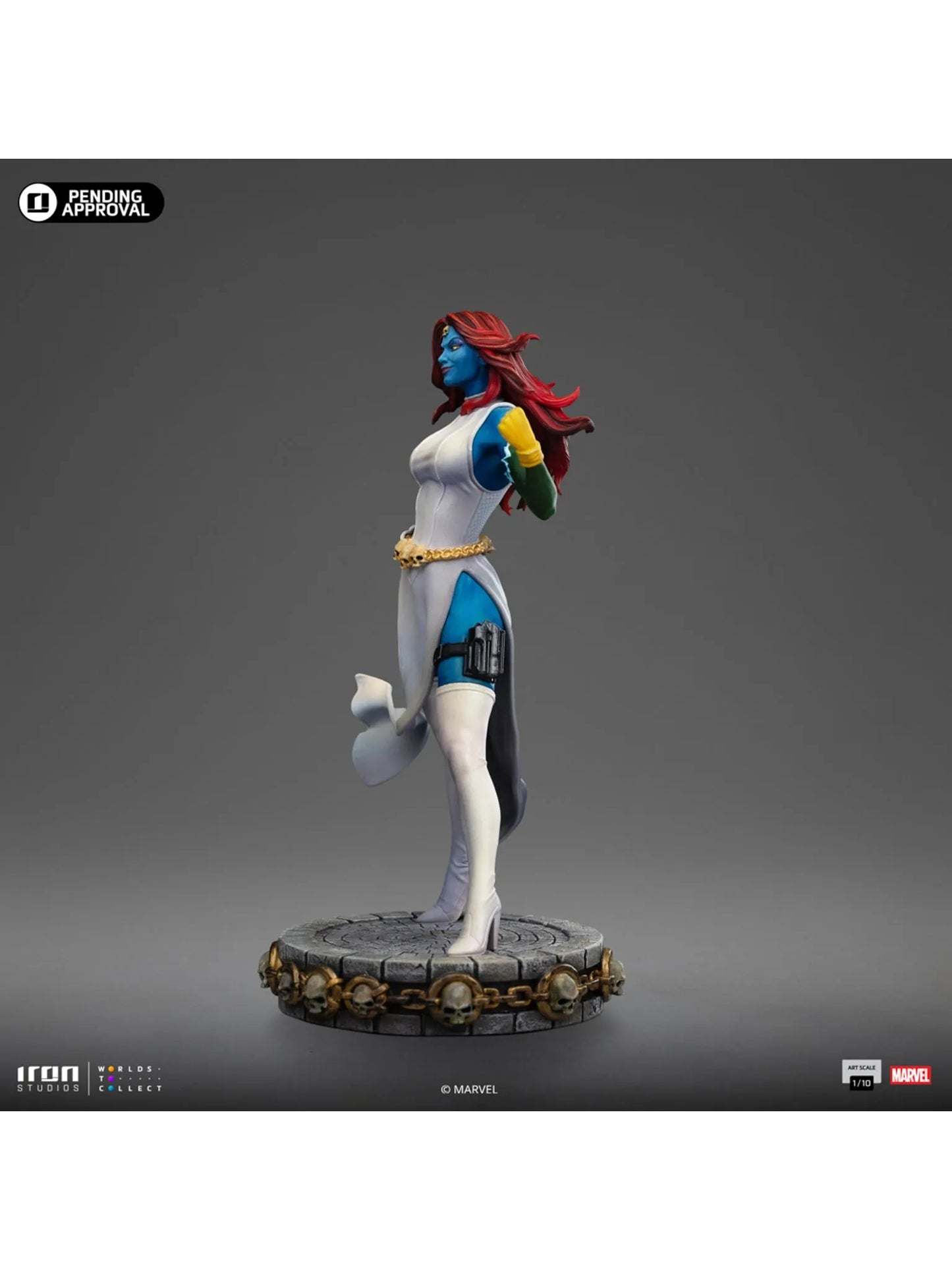 122025 - Marvel Comics - Mystique - Statuette Iron Studio