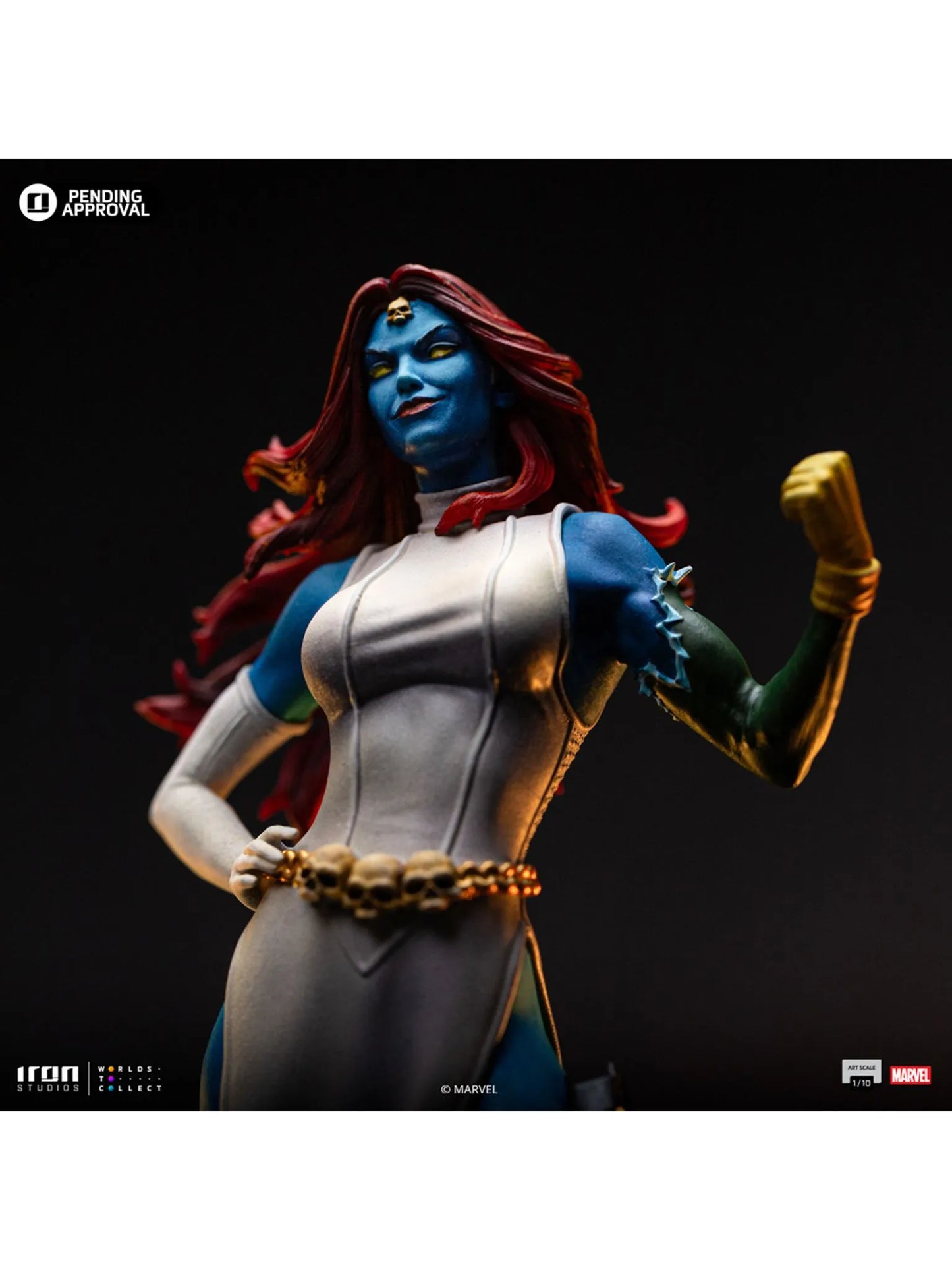 122025 - Marvel Comics - Mystique - Statuette Iron Studio