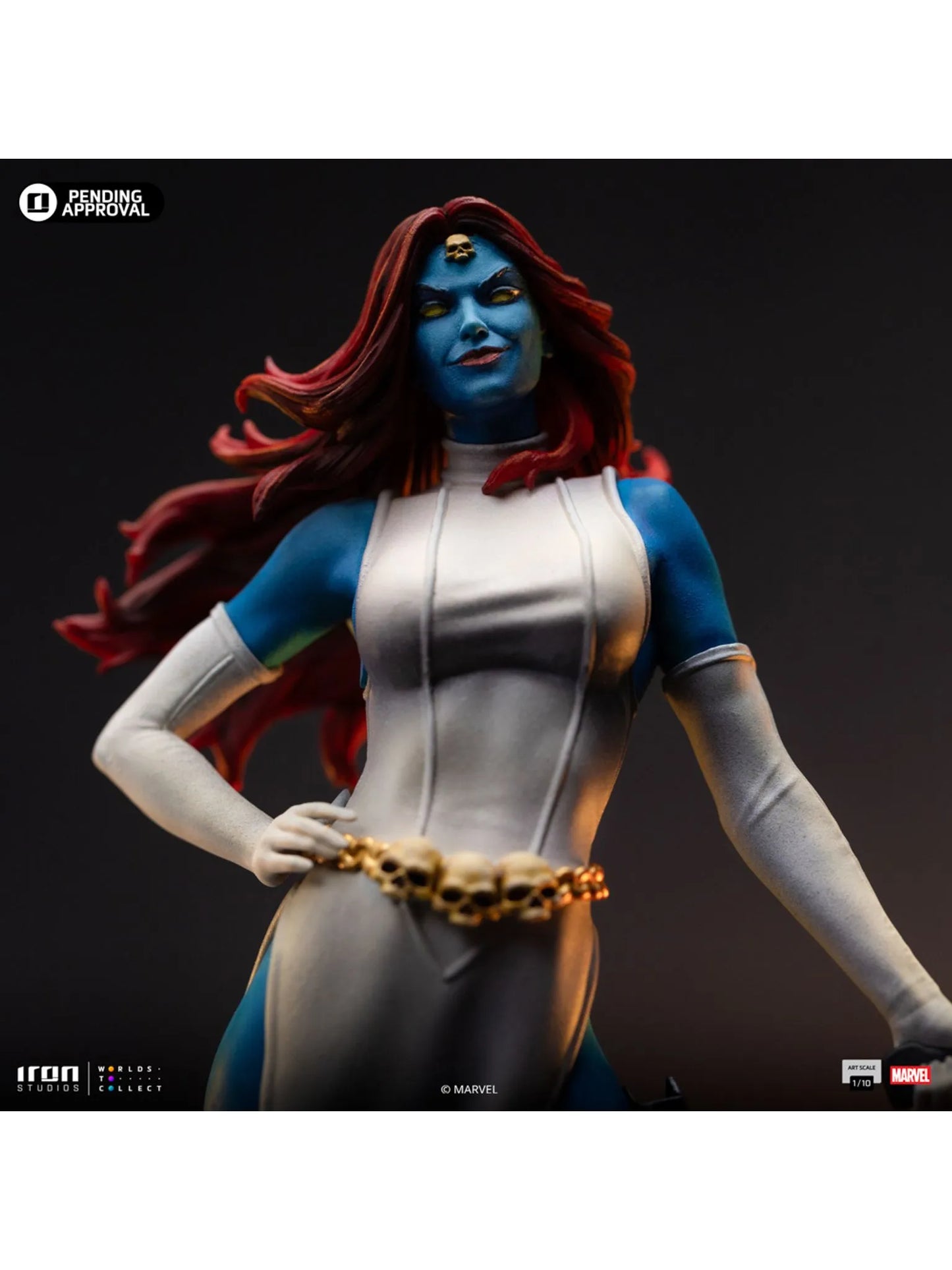 122025 - Marvel Comics - Mystique - Statuette Iron Studio