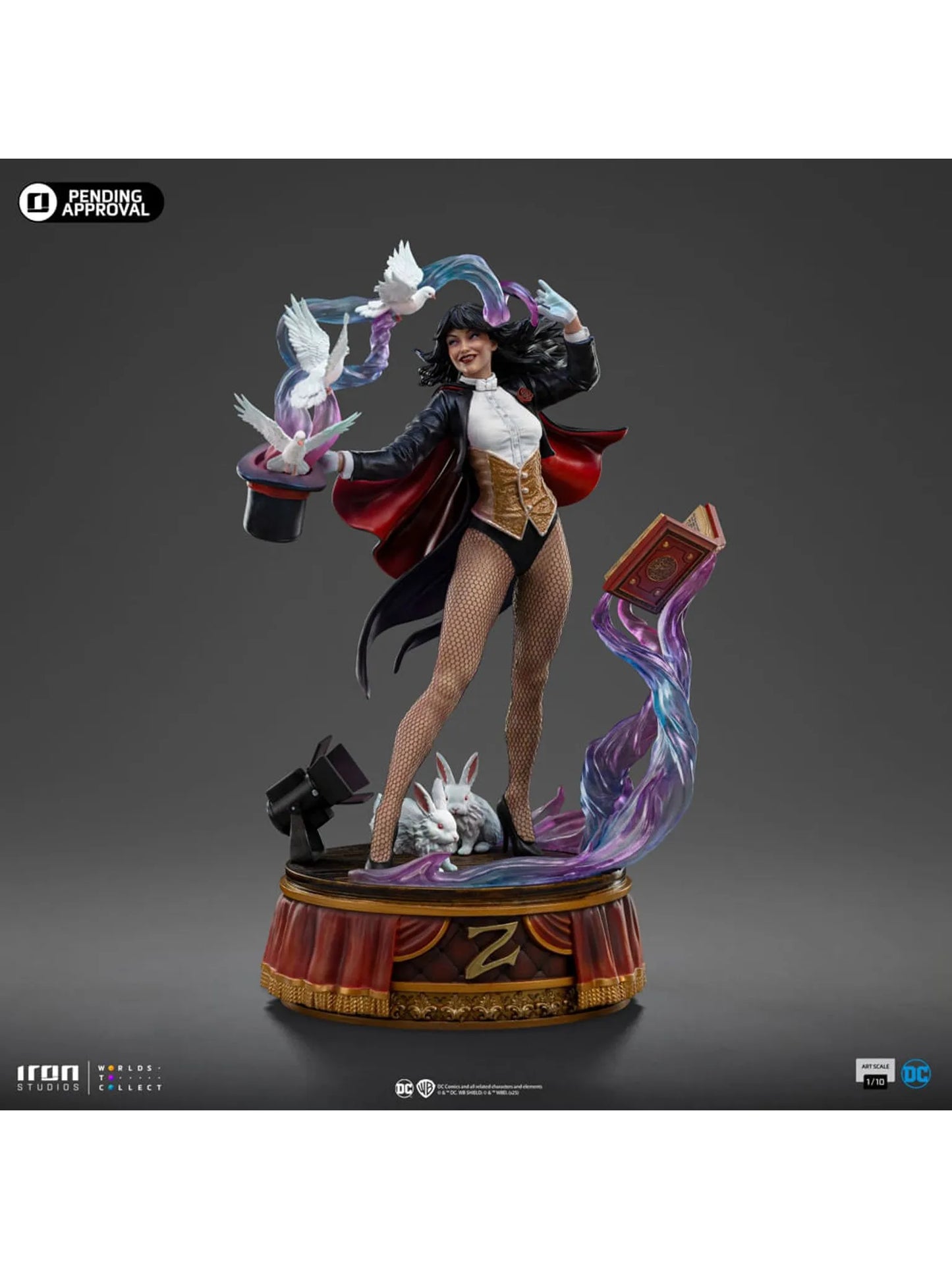 122025 - DC Comics - Zatanna - Statuette Iron Studio