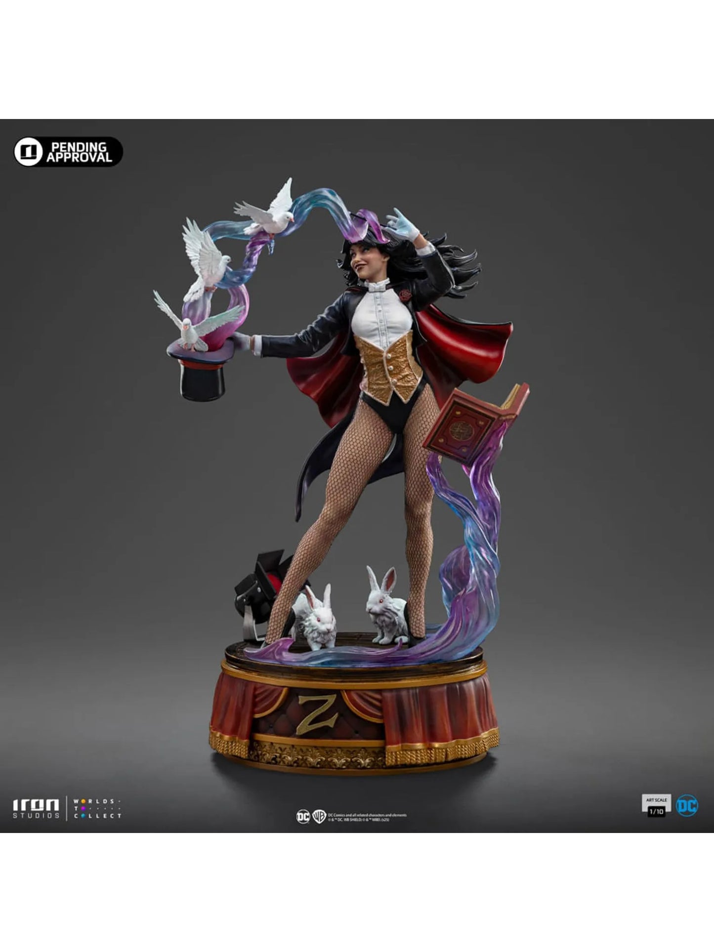 122025 - DC Comics - Zatanna - Statuette Iron Studio