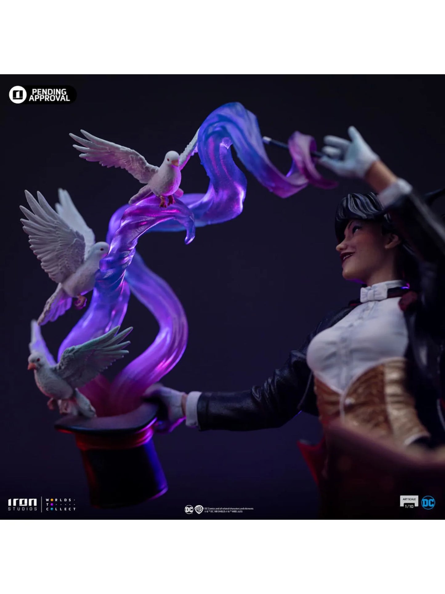 122025 - DC Comics - Zatanna - Statuette Iron Studio