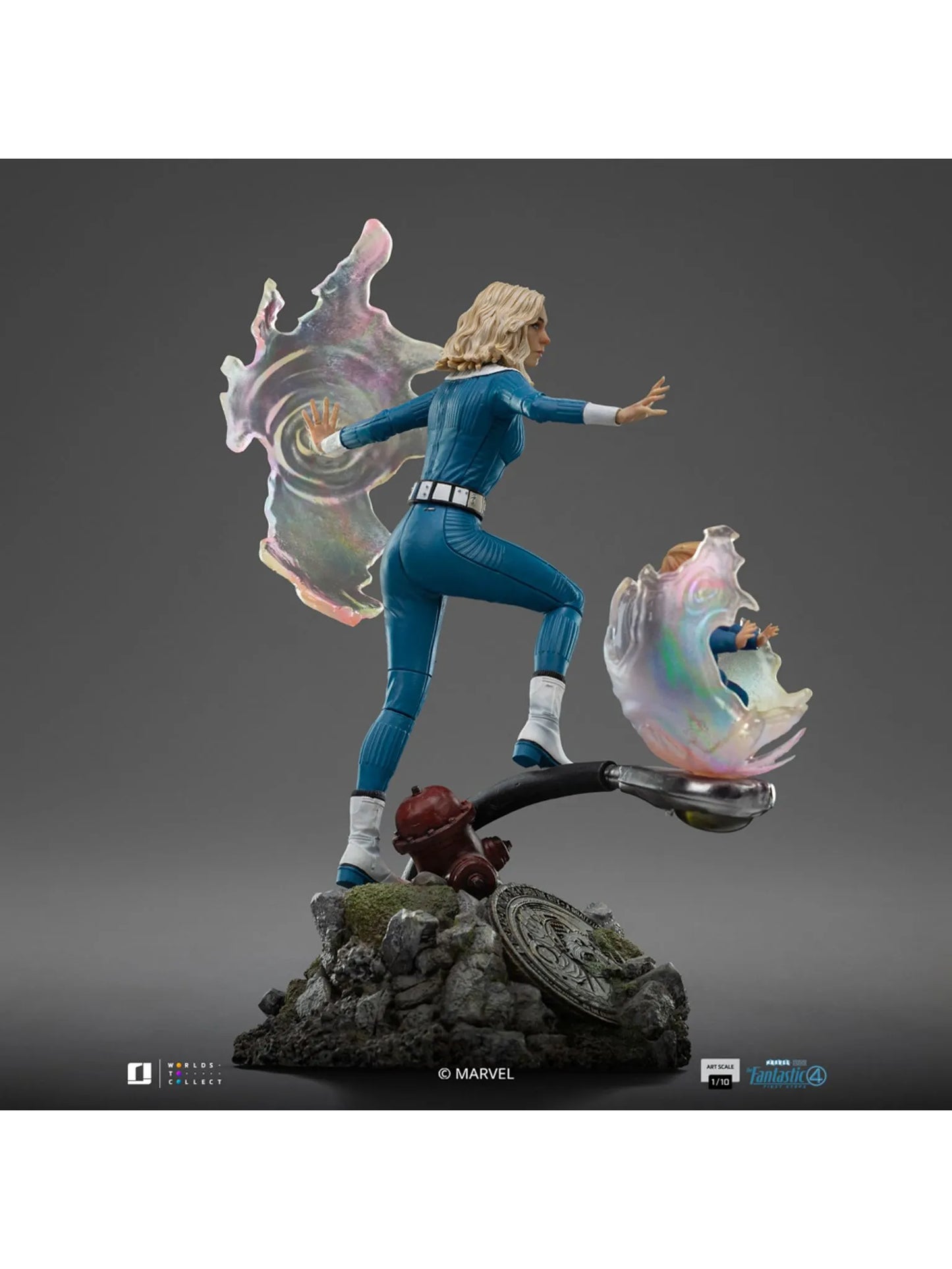 102025 - Les 4 Fantastiques - Madame Invisible - Statuette Iron Studio