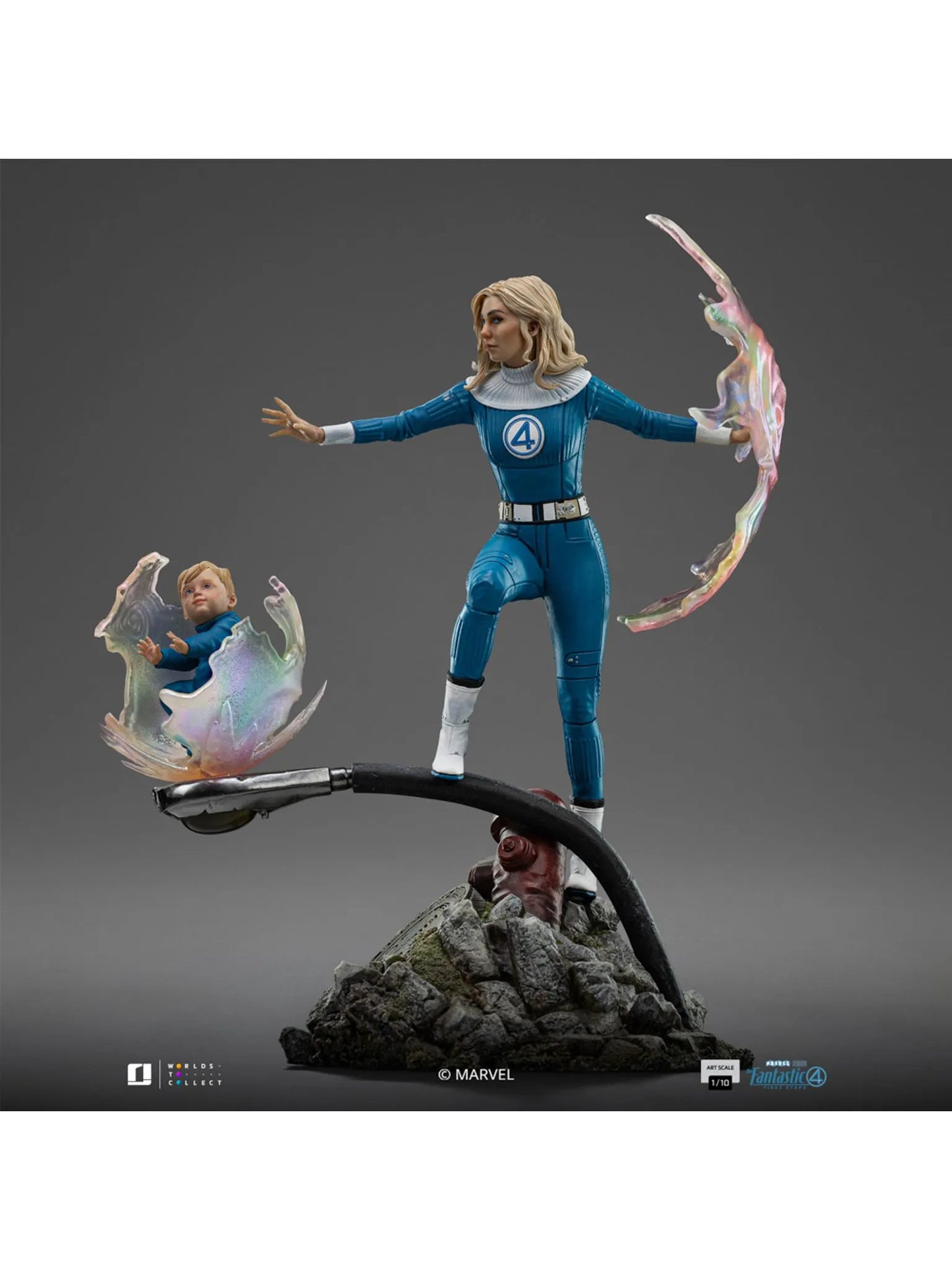 102025 - Les 4 Fantastiques - Madame Invisible - Statuette Iron Studio