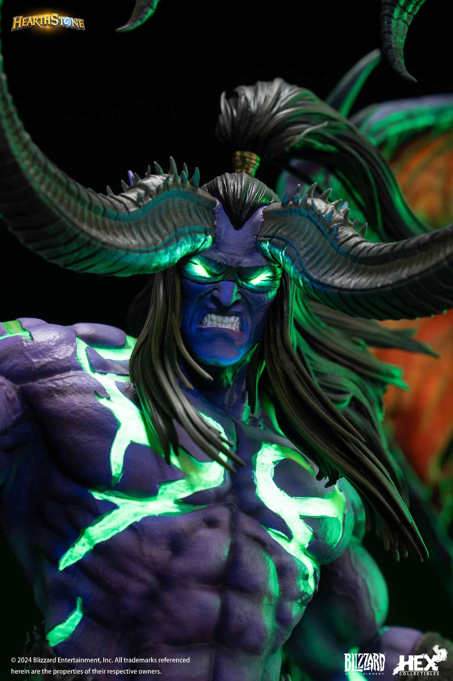 082025 - Hearthstone - Illidan Stormrage - Statuette Hex Collectible