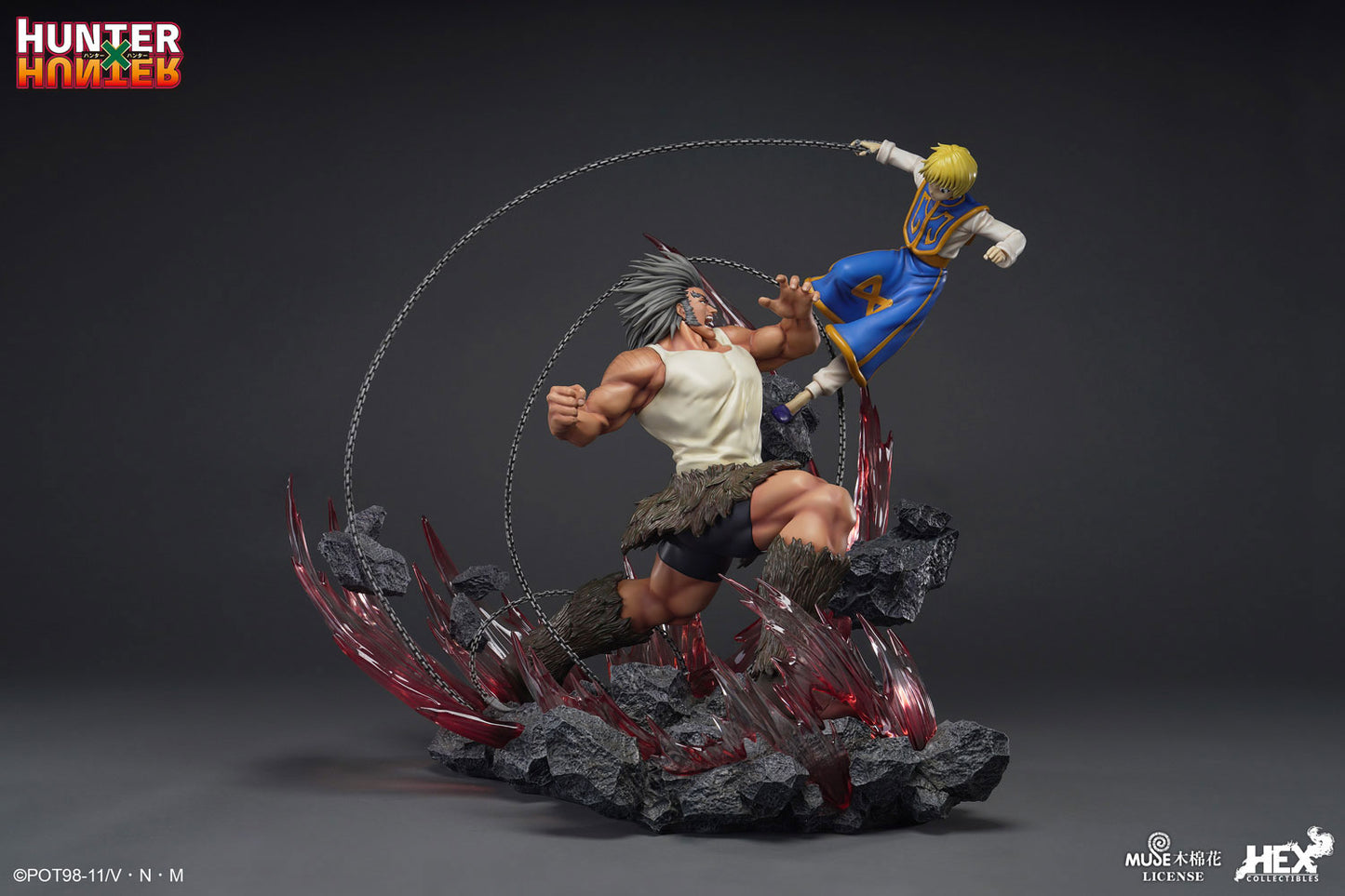 092025 - Hunter x Hunter - Kurapika VS Uvogin - Statuette Hex Collectible