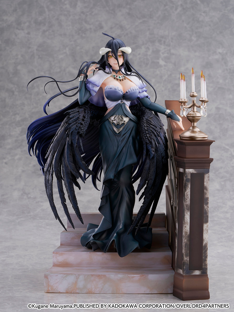 022026 - Overlord - Albedo (Jet Black Dress Ver.) - Statuette Estream