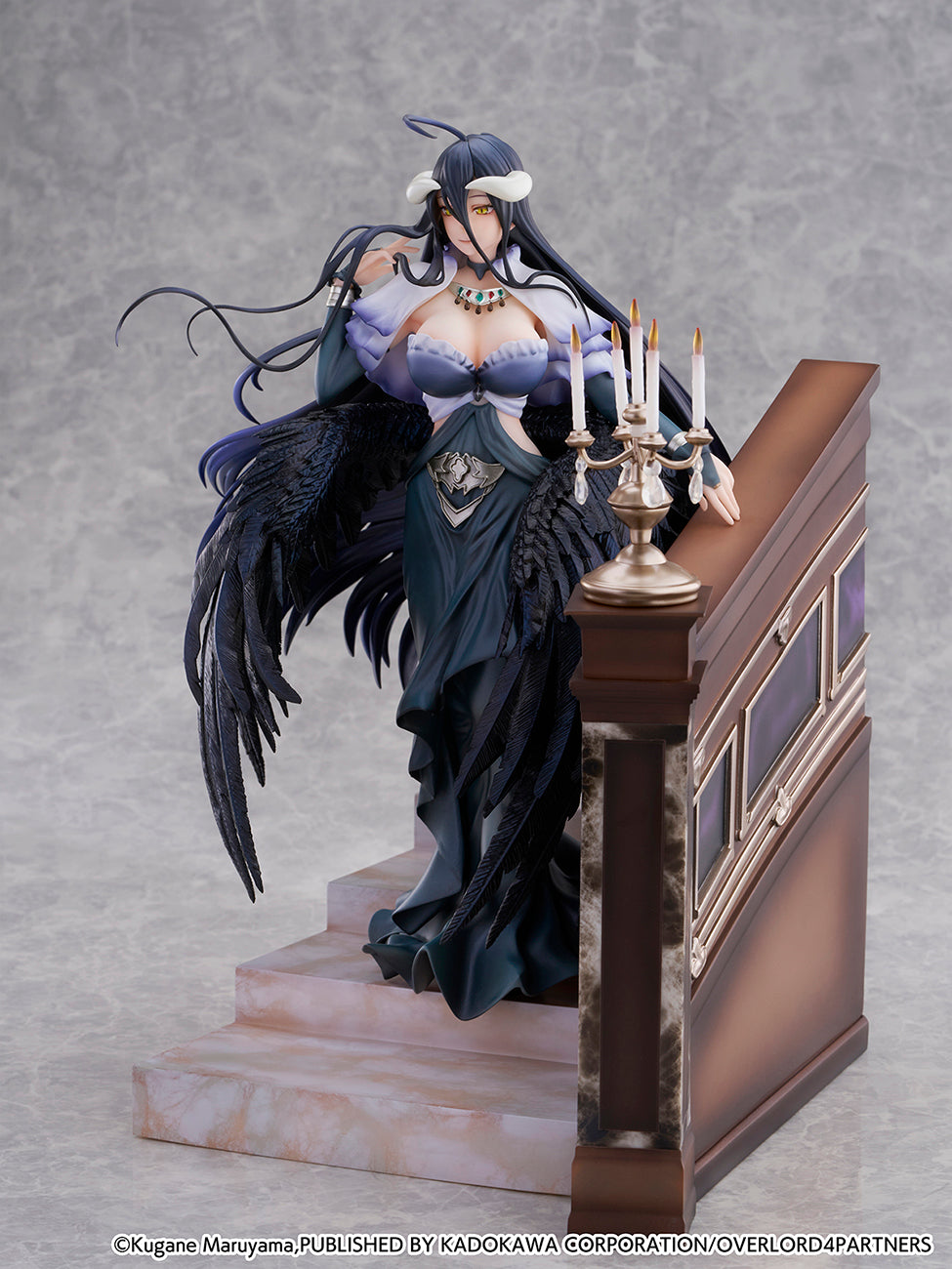 022026 - Overlord - Albedo (Jet Black Dress Ver.) - Statuette Estream