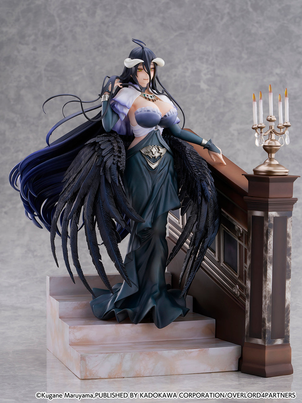 022026 - Overlord - Albedo (Jet Black Dress Ver.) - Statuette Estream