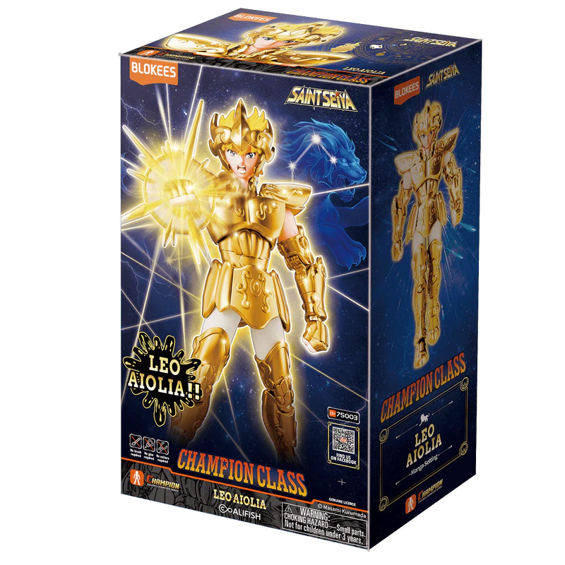 Sur Commande - Saint-Seiya - Leo Aiolia - Figurine Articulée Blokees