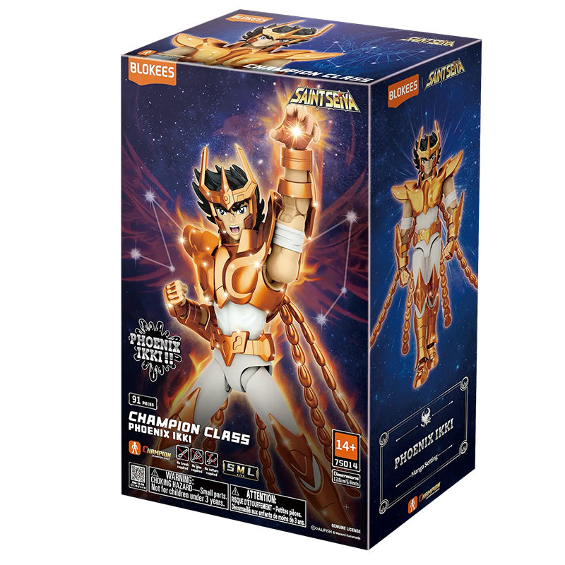 082026 - Saint-Seiya - Phoenix Ikki (Champion Class) - Figurine Articulée Blokees