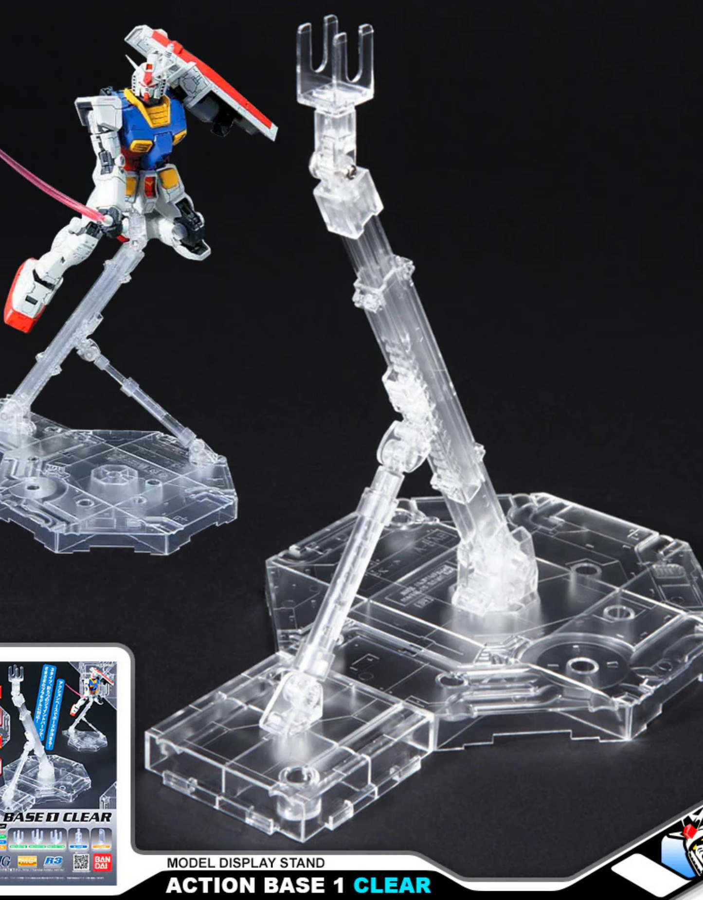 Accessoires Gunpla - Action Base 1 Clear - Bandai