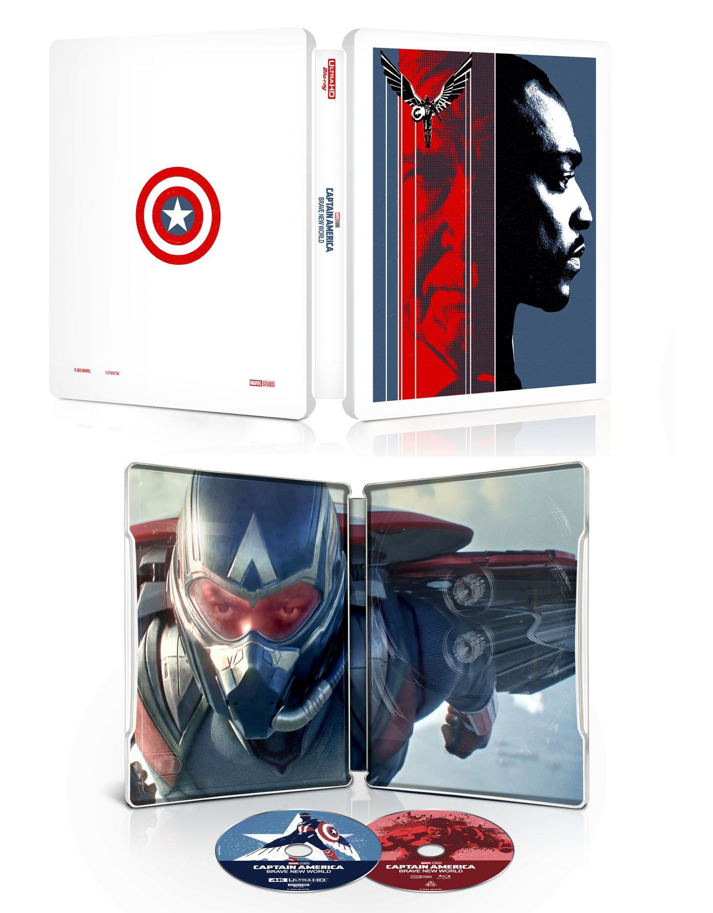062025 - Captain America : Brave New World - Blu-Ray 4K + Blu-Ray - Edition Limitée