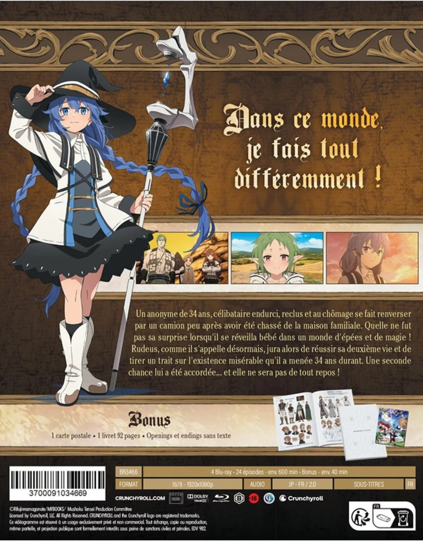 062025 - Mushoukou Tensei : Jobless Reincarnation Saison 1 - Blu-Ray