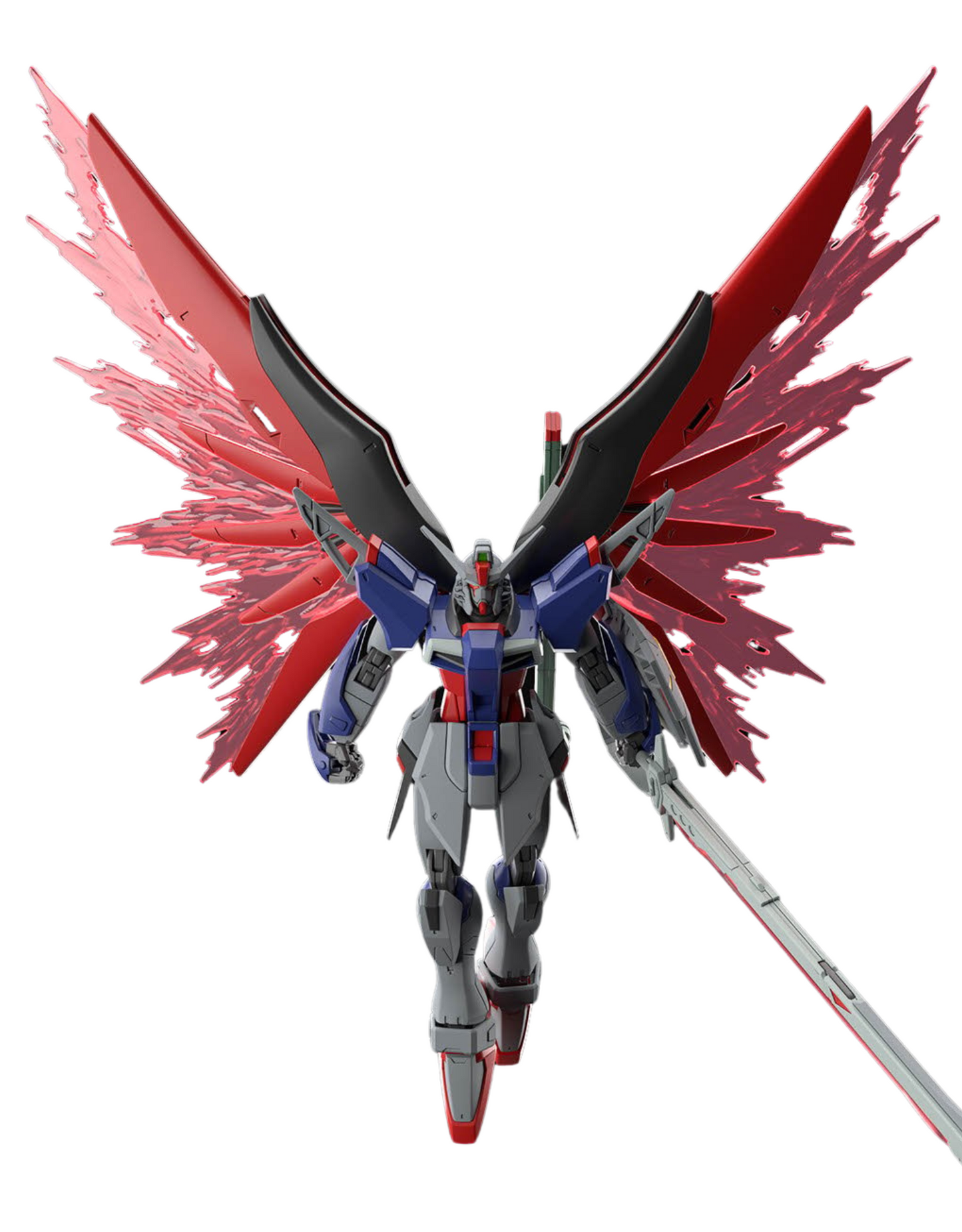 Gundam - HG 1/144 Destiny Gundam Spec II & Zeus silhouette - Gunpla