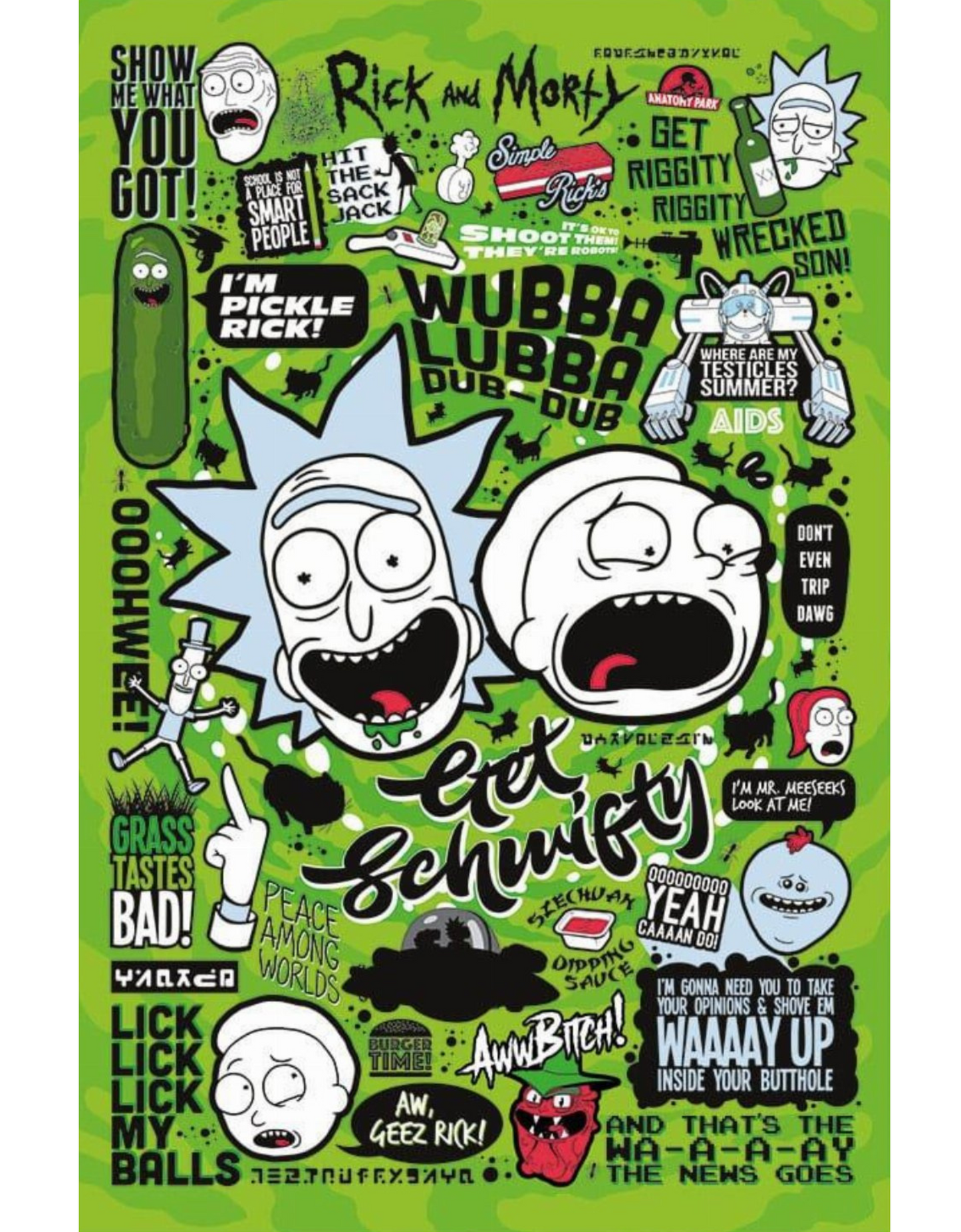 Rick & Morty - Quotes - Poster 61X91cm