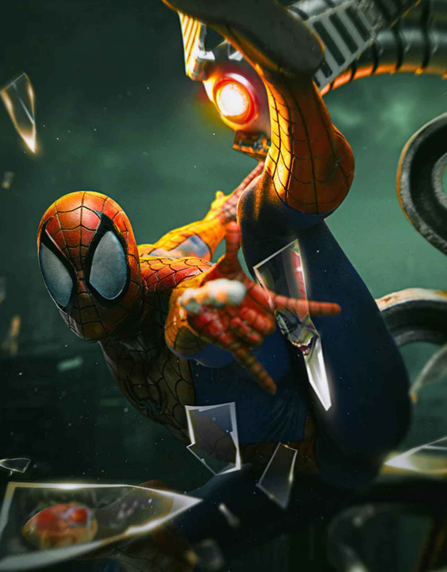 022026 - Marvel - Spider-man (10th Anniversary) - Statuette Iron Studio