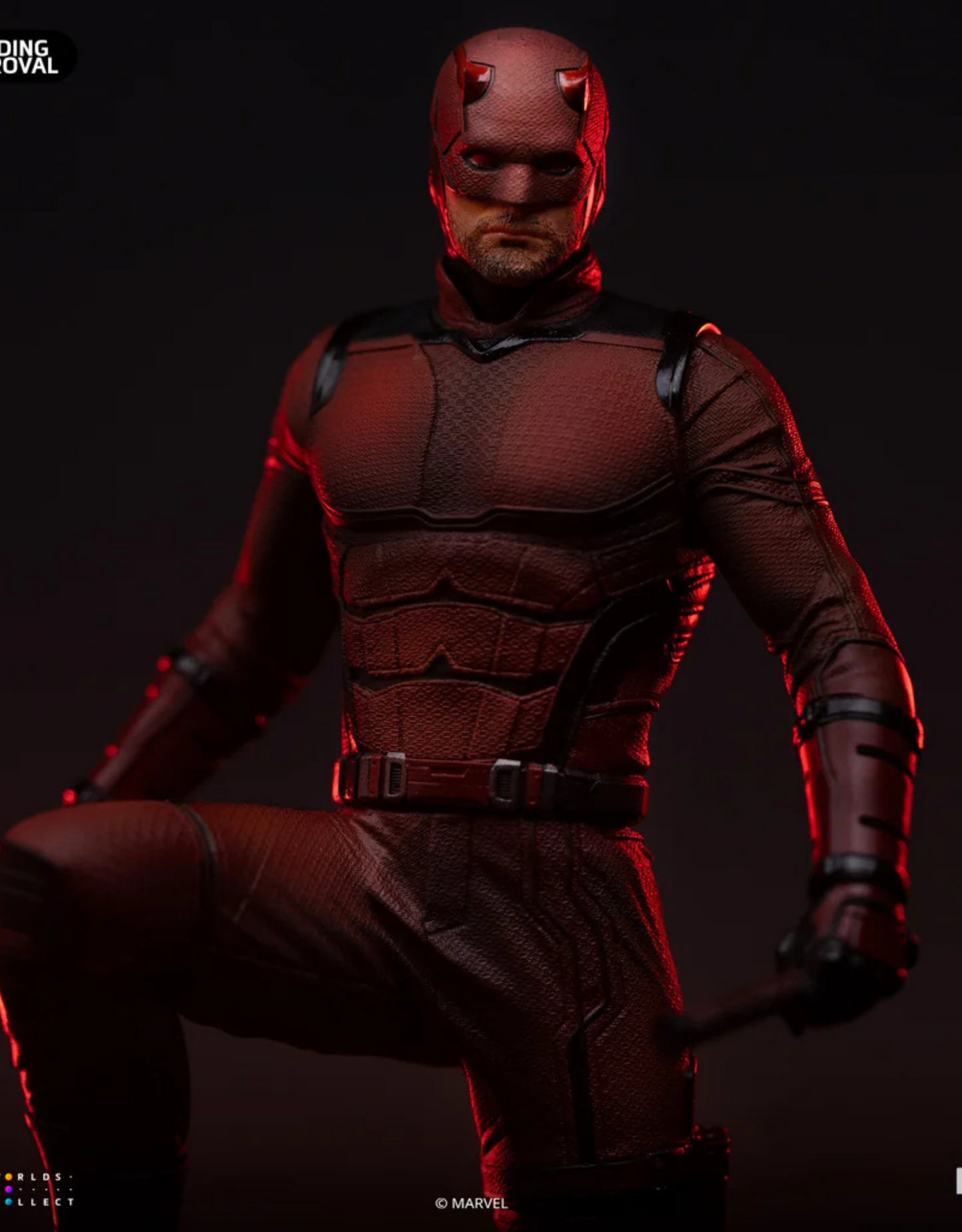 022026 - Marvel - Daredevil (Born Again Ver.) - Statuette Iron Studio