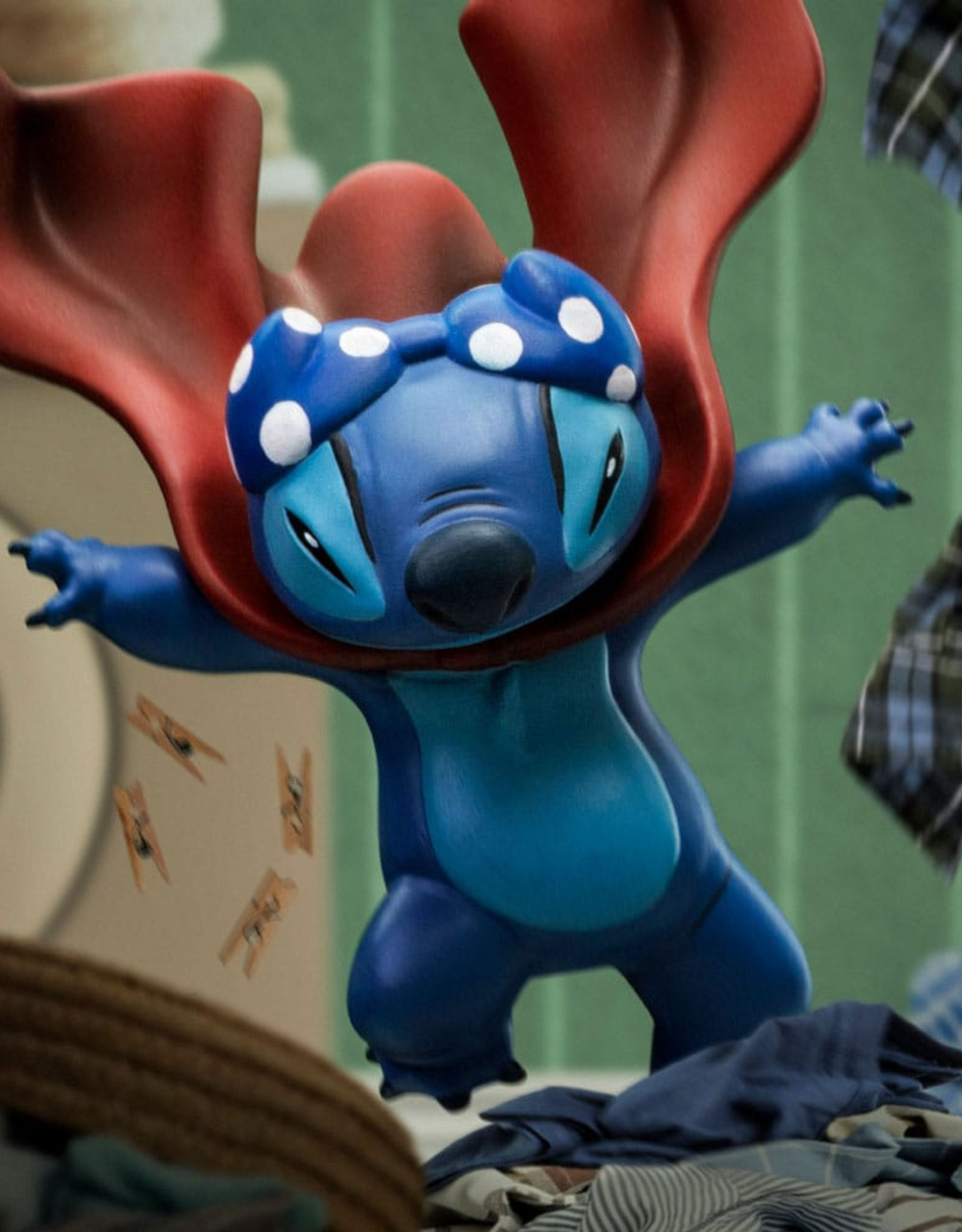 102025 - Lilo & Stitch - Stitch Laundry - Statuette Iron Studio