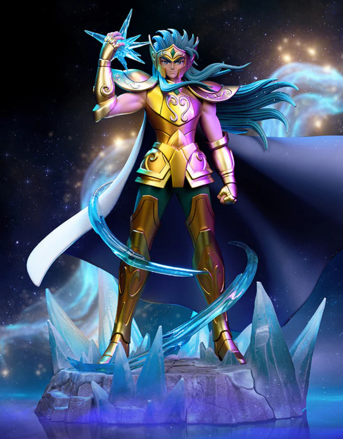 052026 - Saint-Seiya - Camus/Aquarius - Statuette Iron Studio
