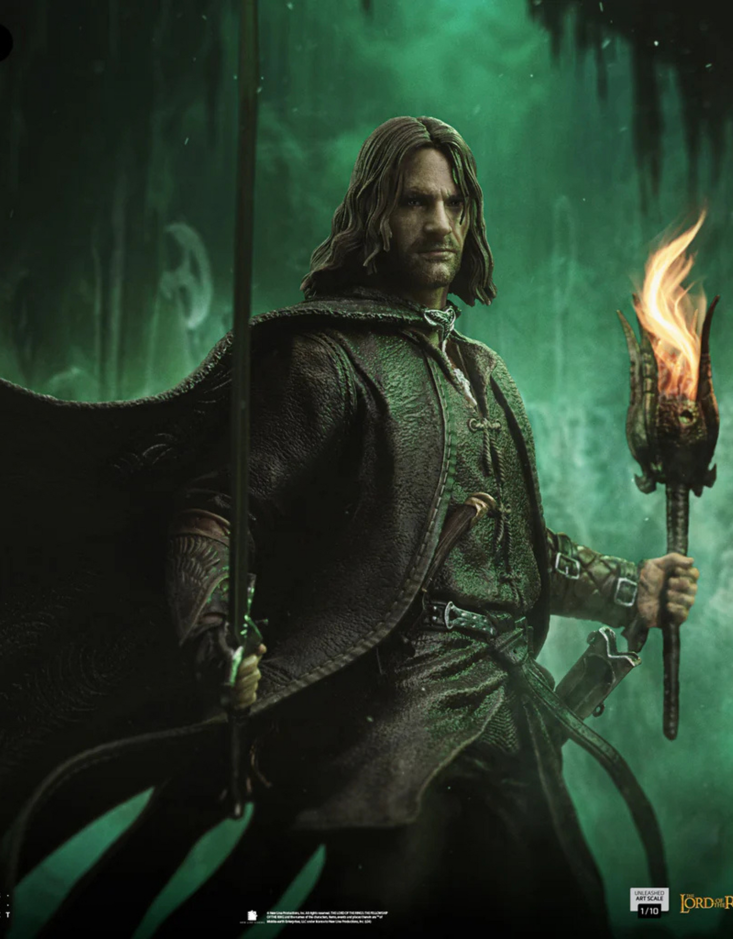 022026 - Seigneur des Anneaux - Aragorn (Unleashed) - Statuette Iron Studio