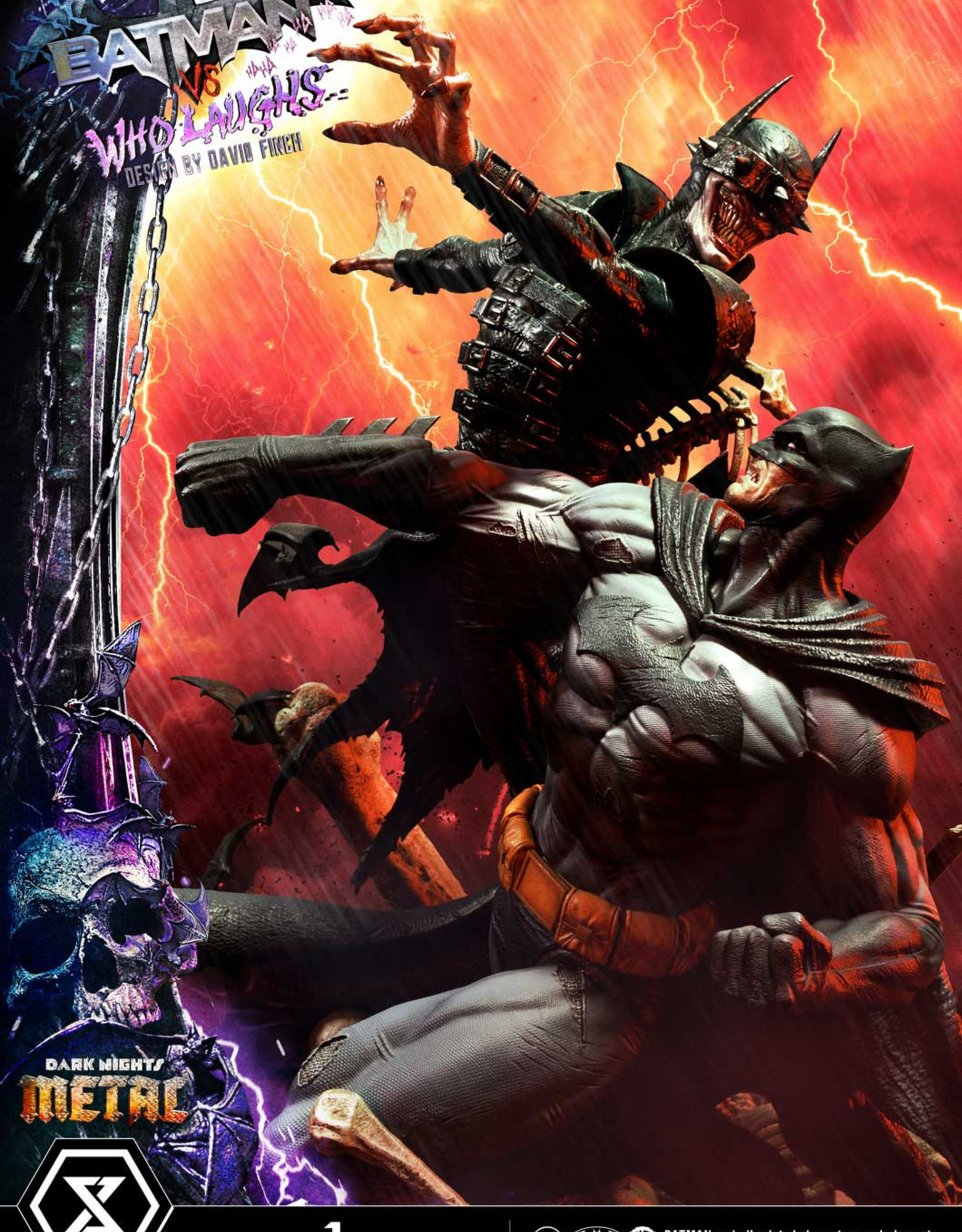 112025 - Batman - Batman VS Batman Qui Rit - Statuette Prime 1 Studio