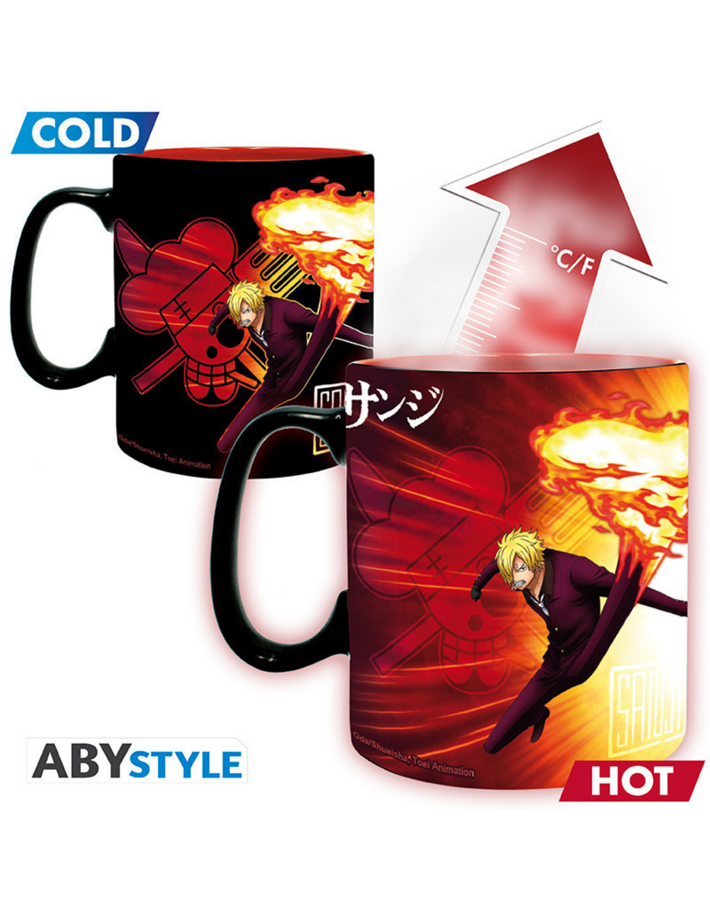 One Piece - Zoro & Sanji - Mug Thermo-réactif Abystyle