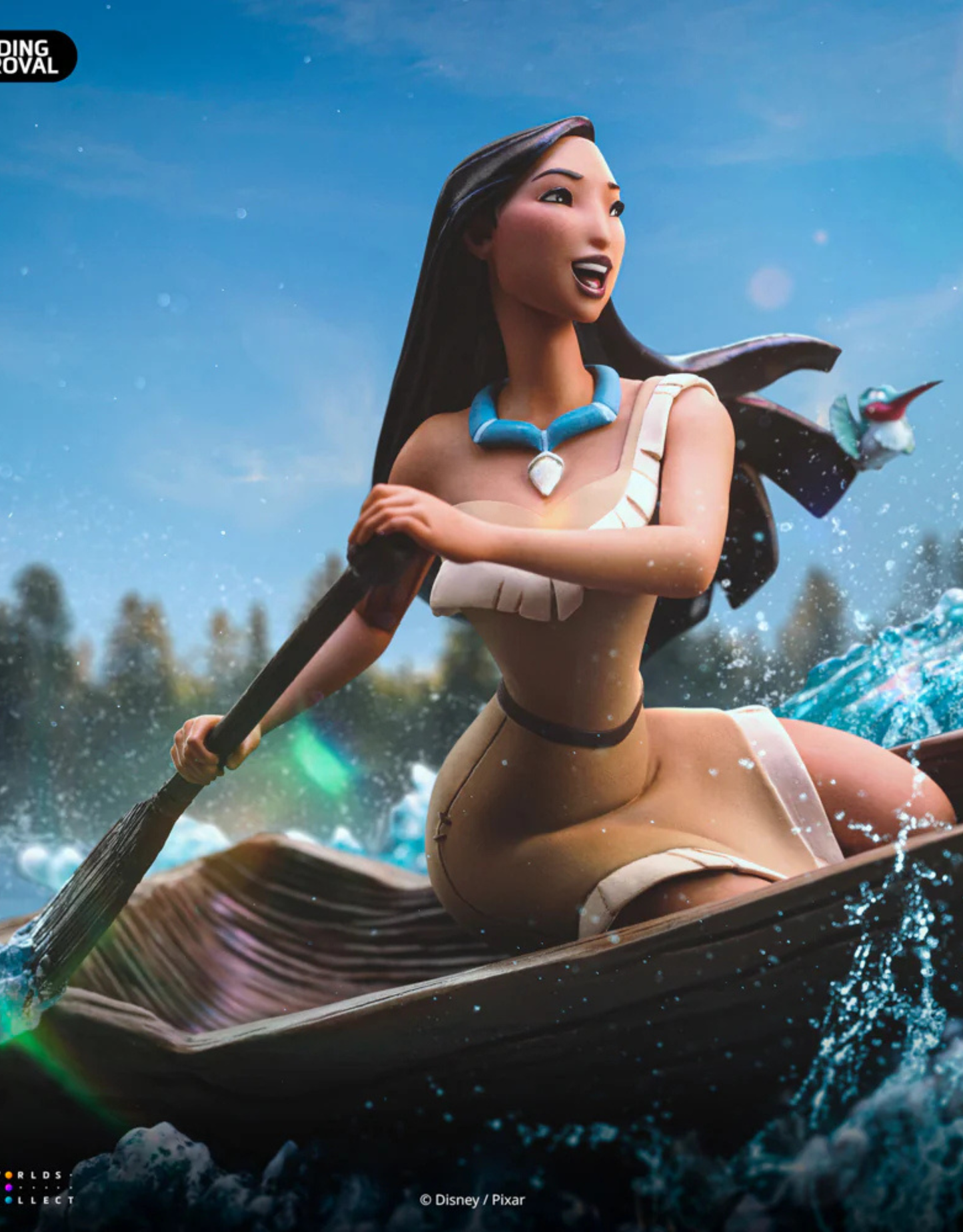 122025 - Disney - Pocahontas - Statuette Iron Studio