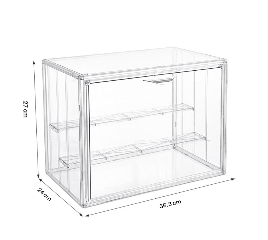 Evoretro Mini Vitrine Acrylique Superposable 36,3x24x27cm